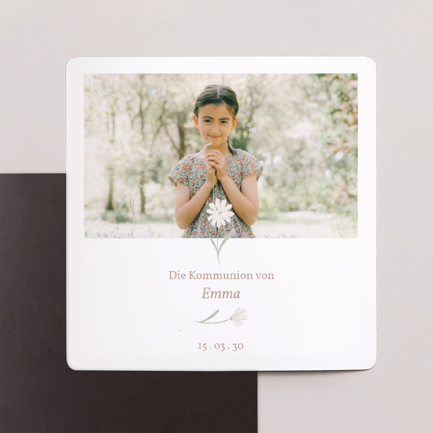 Einladungskarte Kommunion Satz von 9, magnetisch. foto N° 1