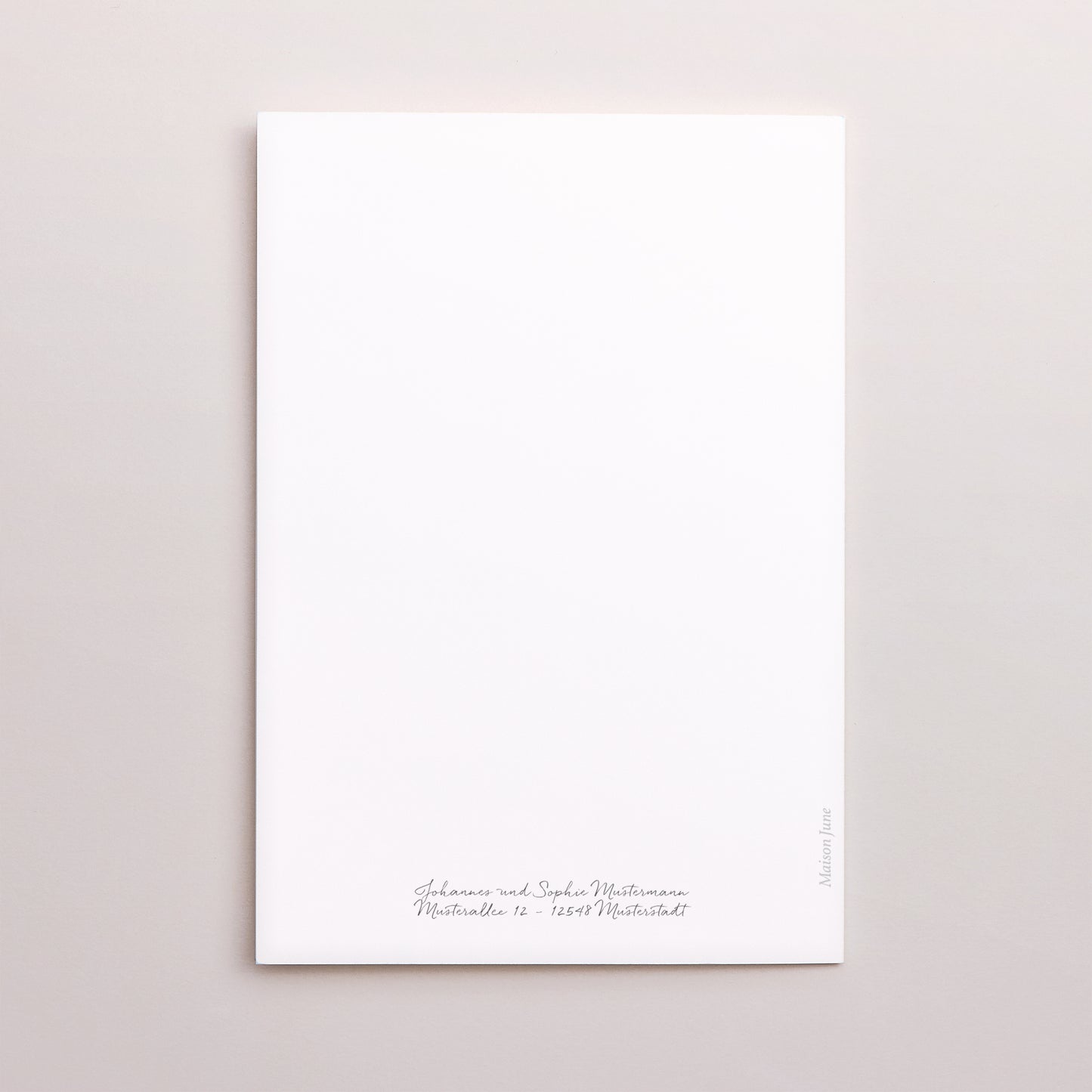 Einladungskarte Konfirmation Doppelter Porträtflügel foto N° 3