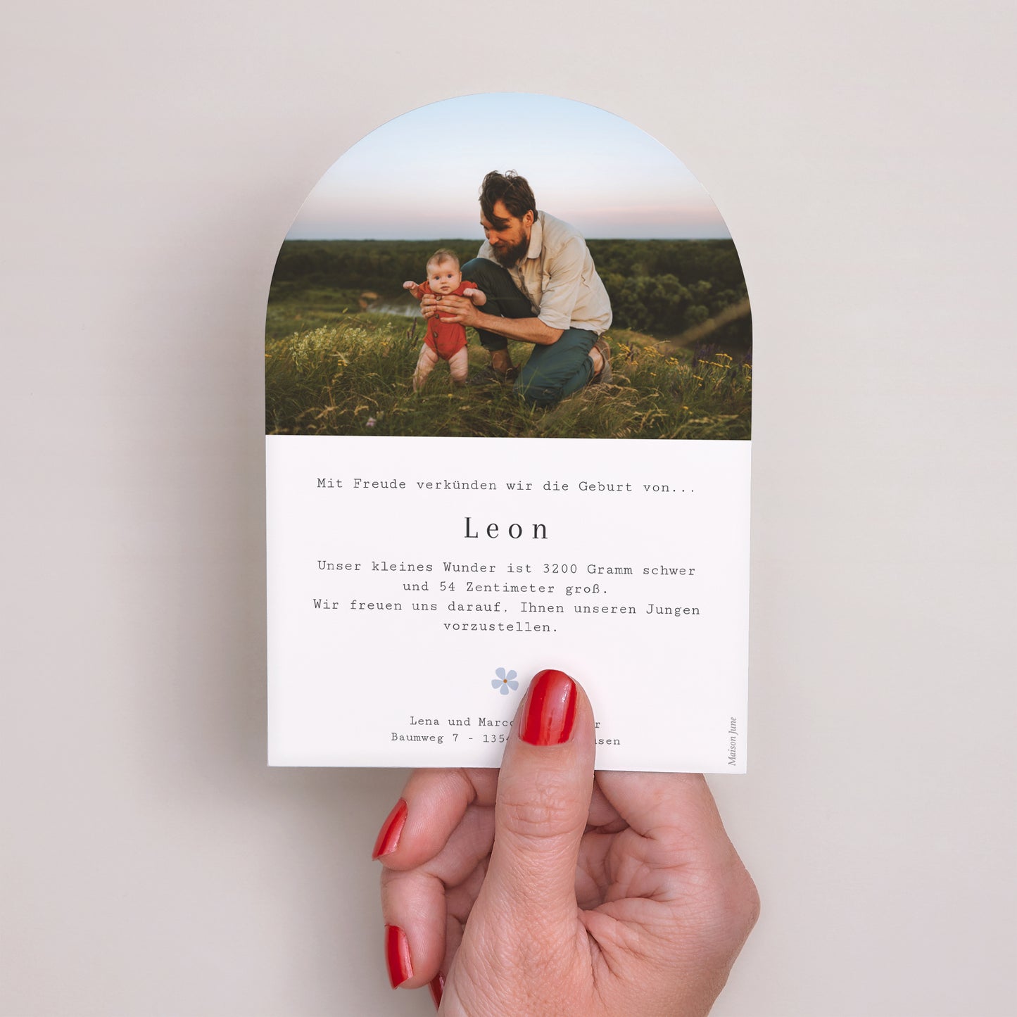 Geburtskarten Kleine Arche foto N° 3