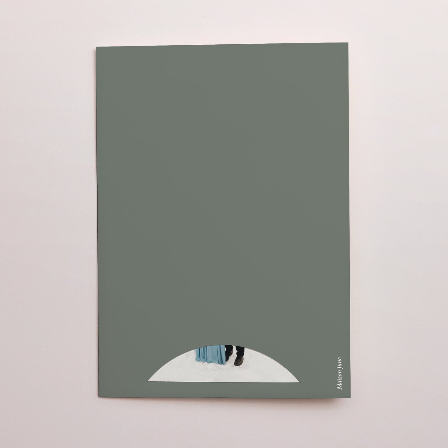 Hochzeitseinladung Hülle für 2 Karten Blumenrahmen foto N° 4