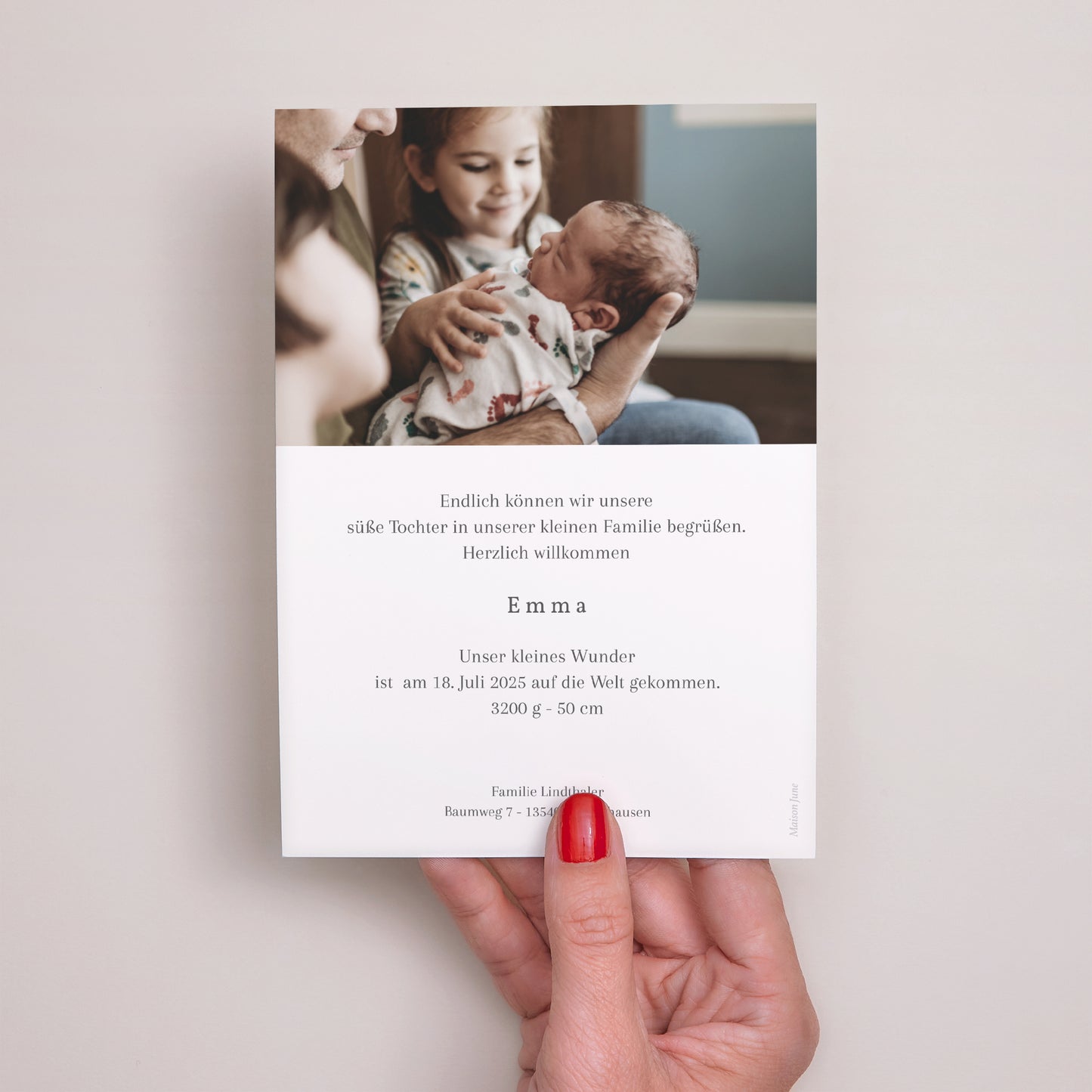 Geburtskarte foto N° 3