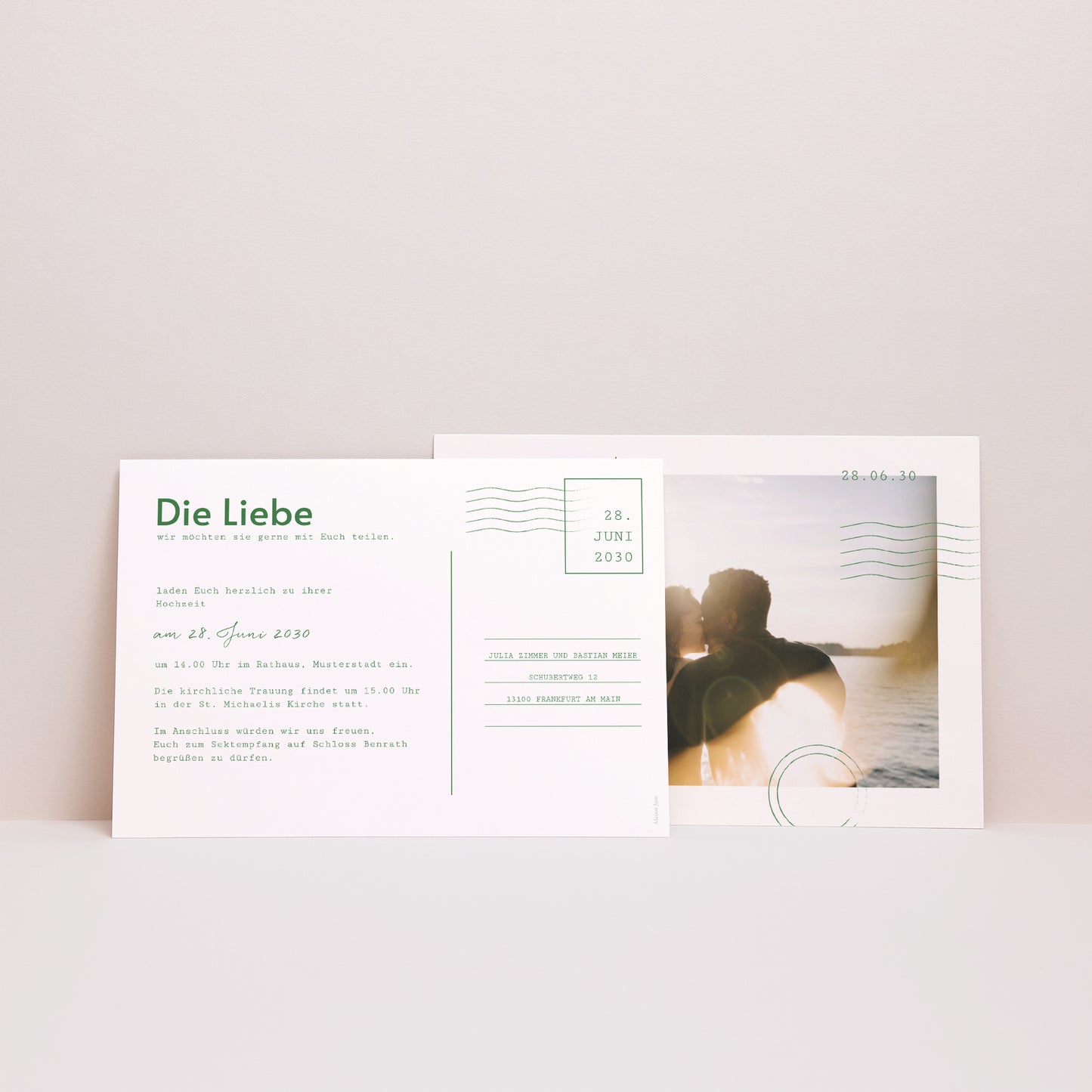 Hochzeitseinladung Landschaft foto N° 3