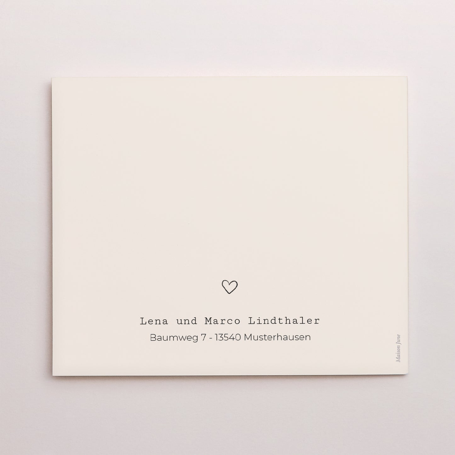 Dankeskarte Geburt Asymmetrische Zweiflügeltür Bullet journal Herbier foto N° 3