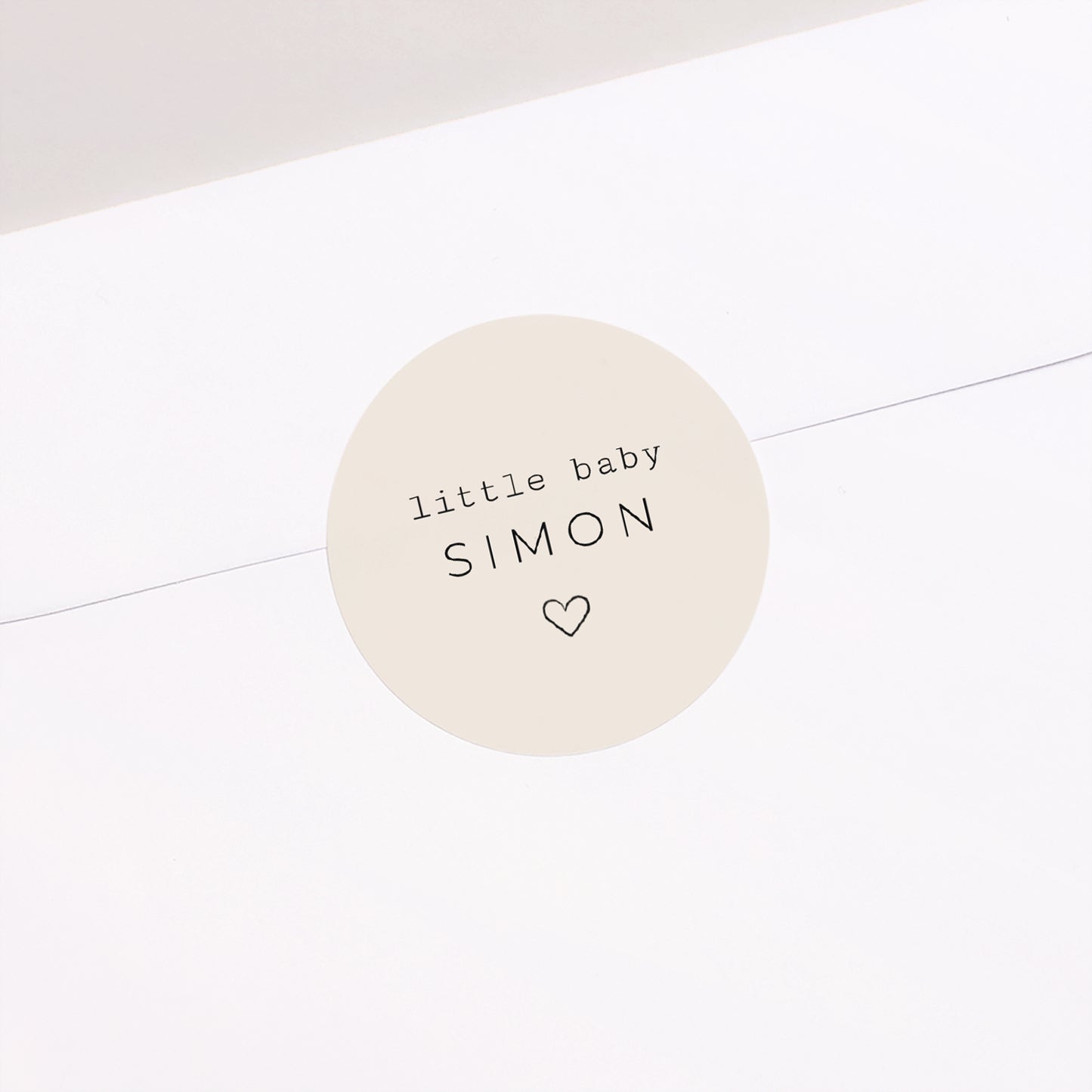 Sticker Geburt Rund Bullet journal Herbier foto N° 1