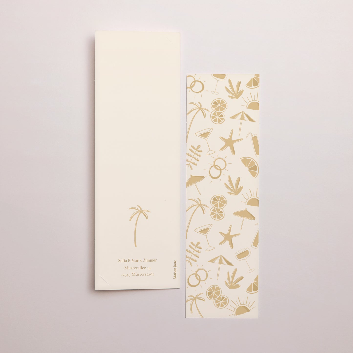 Dankeskarte Hochzeit Fotoautomaten Lesezeichen Unter dem Sonnenlicht foto N° 3