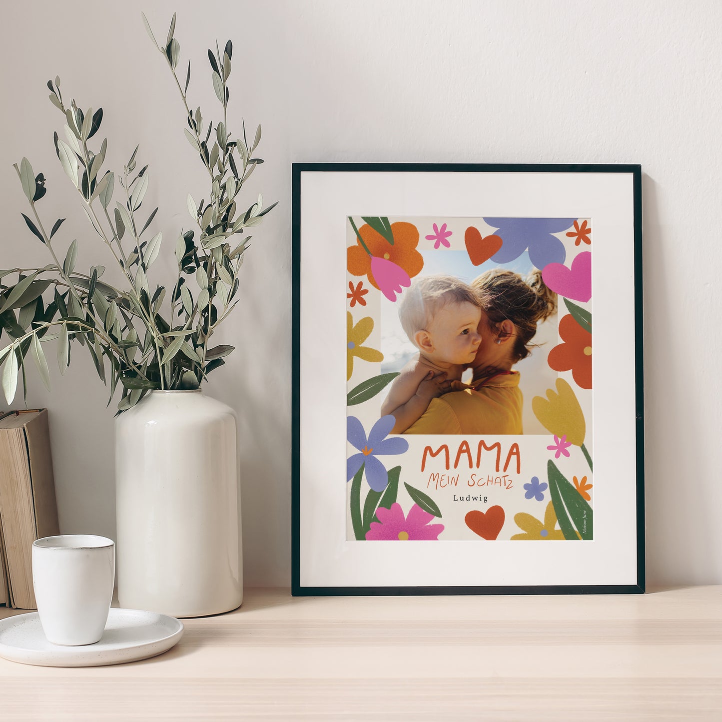 Poster Objekte Porträt Mama der Liebe II foto N° 1