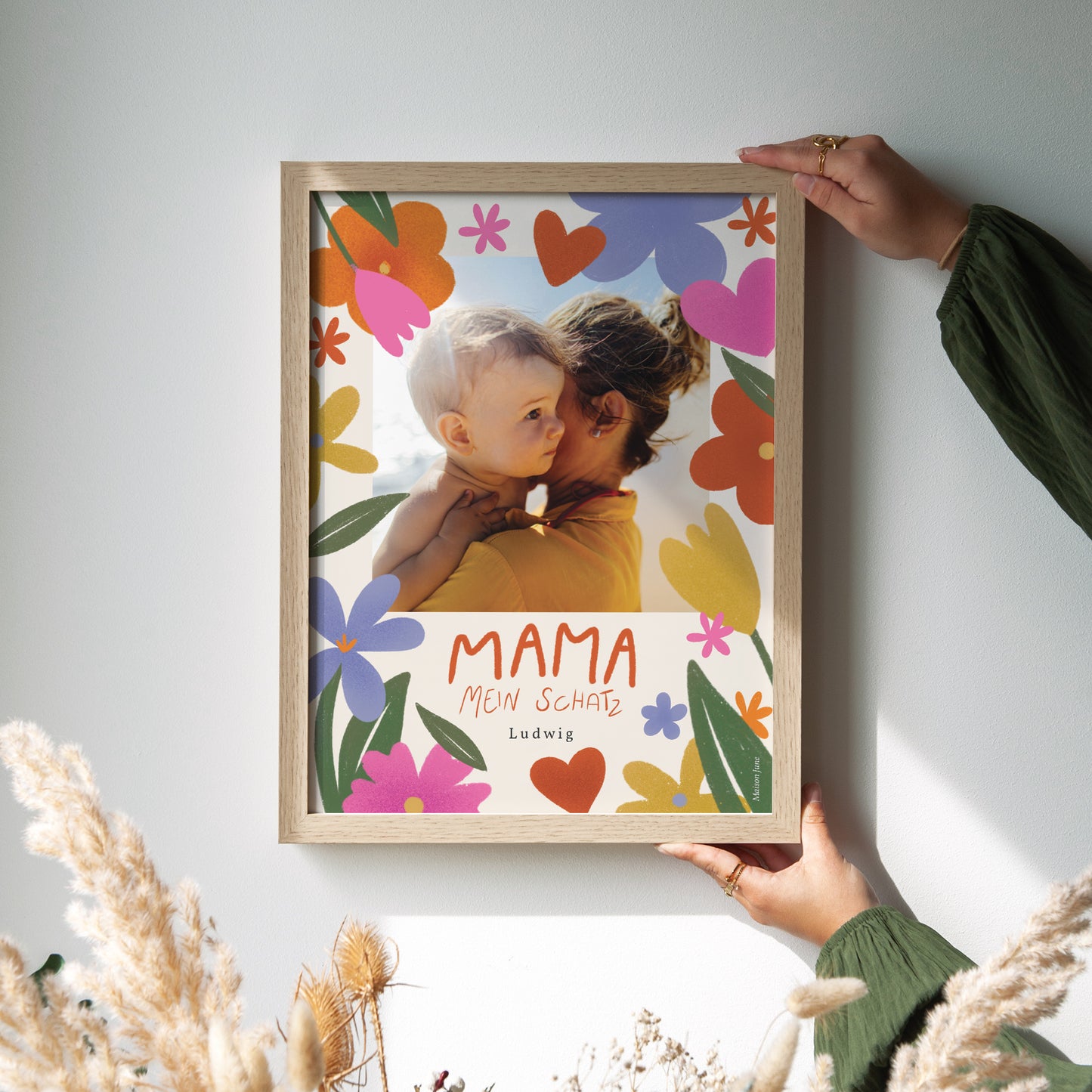 Poster Objekte Porträt Mama der Liebe II foto N° 2