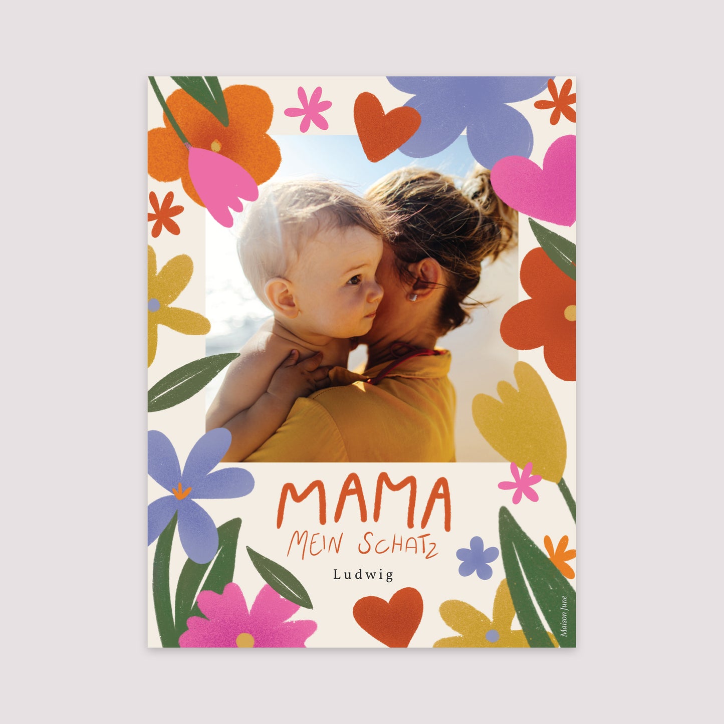 Poster Objekte Porträt Mama der Liebe II foto N° 2