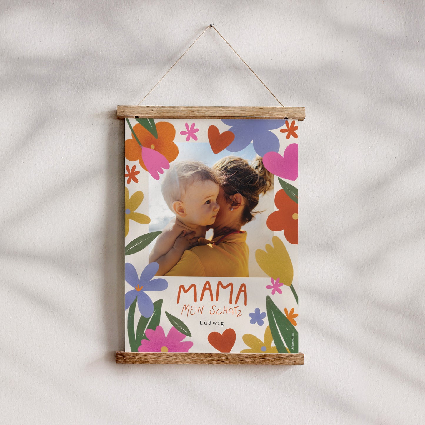 Poster Objekte Porträt Mama der Liebe II foto N° 4