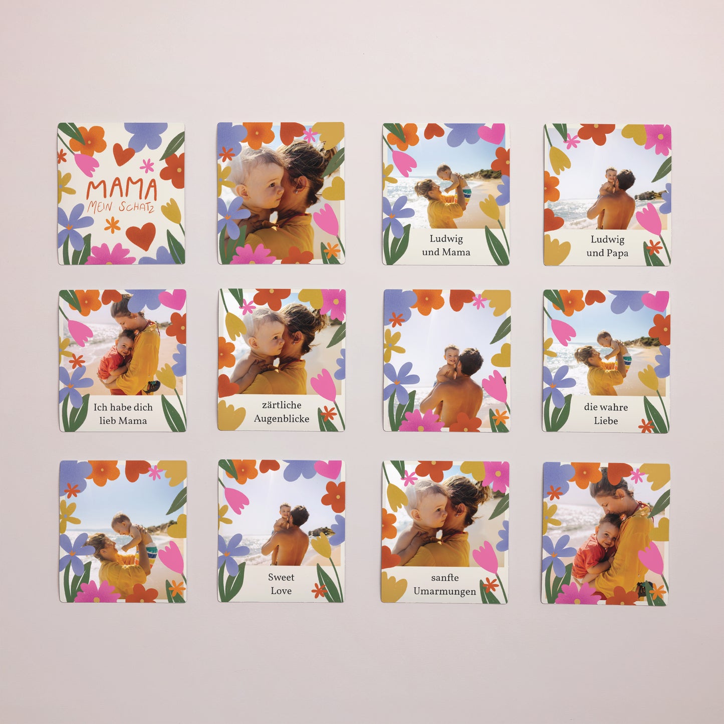 Magnet Objekte Pack mit 12, magnetisch Mama der Liebe II foto N° 1