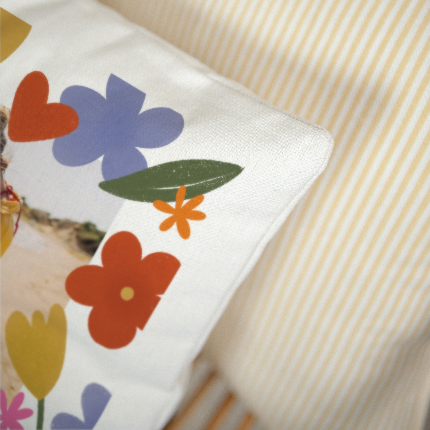 Kissen Objekte Natürliche Beige Mama der Liebe II foto N° 3