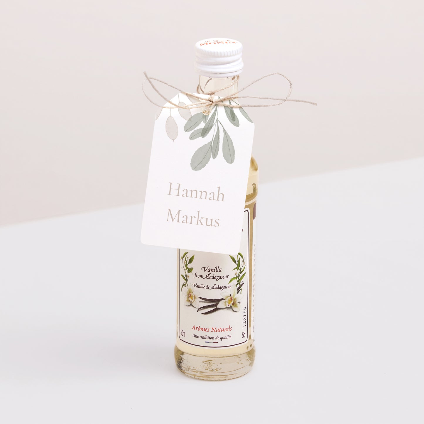 Vorgelochtes Etikett Hochzeit Fähnchen foto N° 3