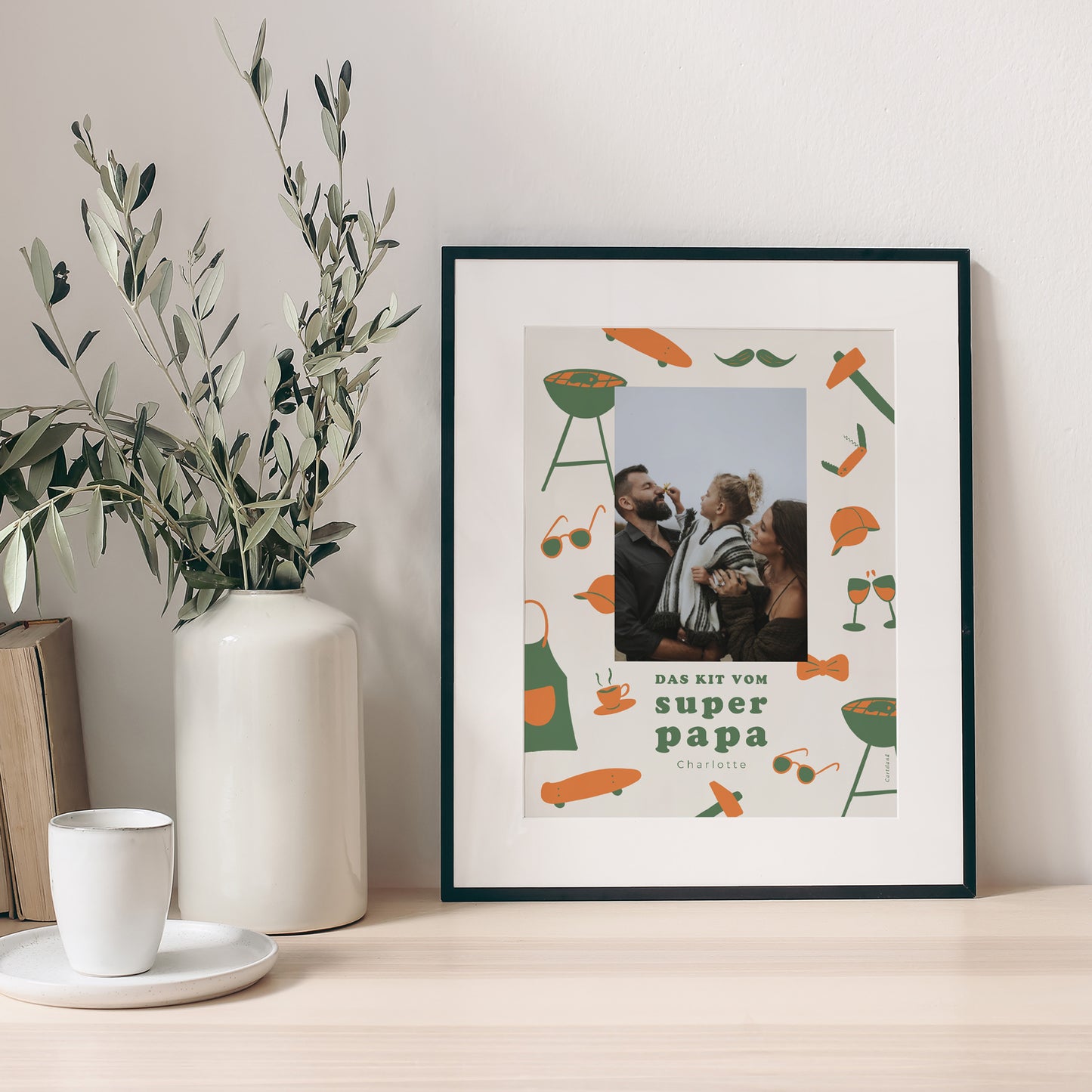 Poster Objekte Porträt Super-Daddy-Kit foto N° 1