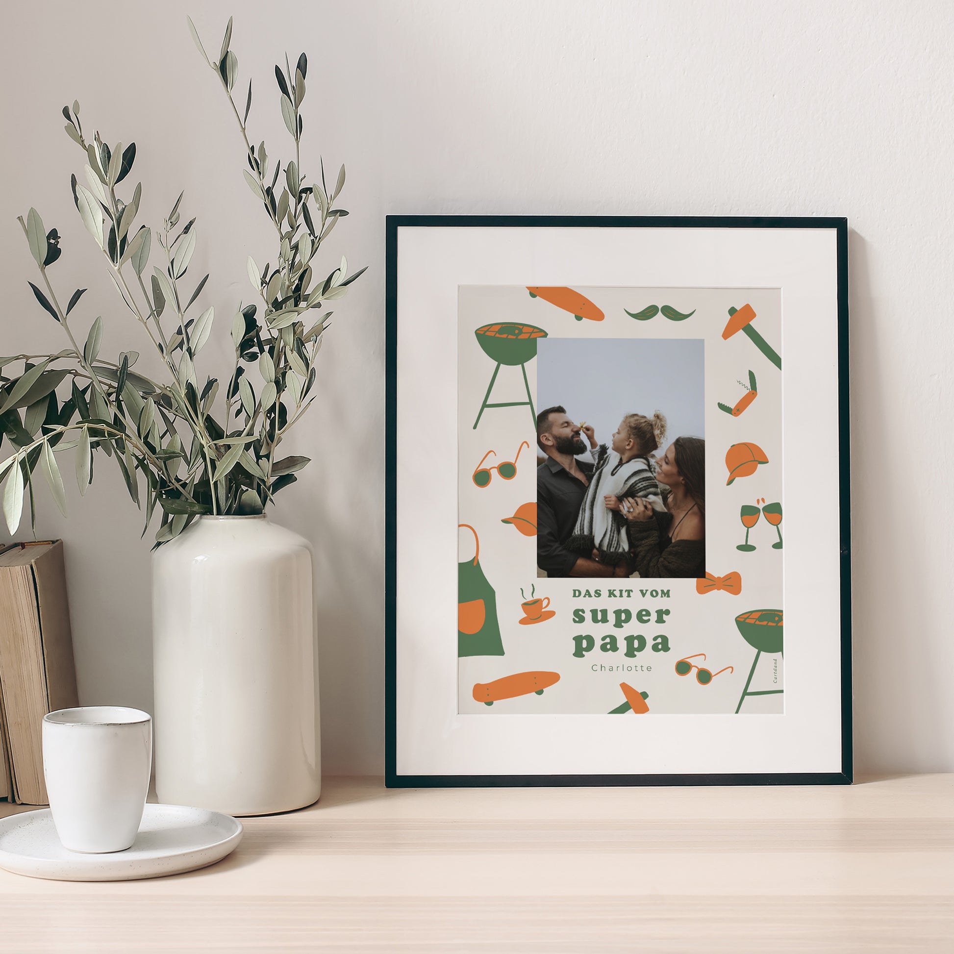 Poster Objekte Porträt Super-Daddy-Kit foto N° 1