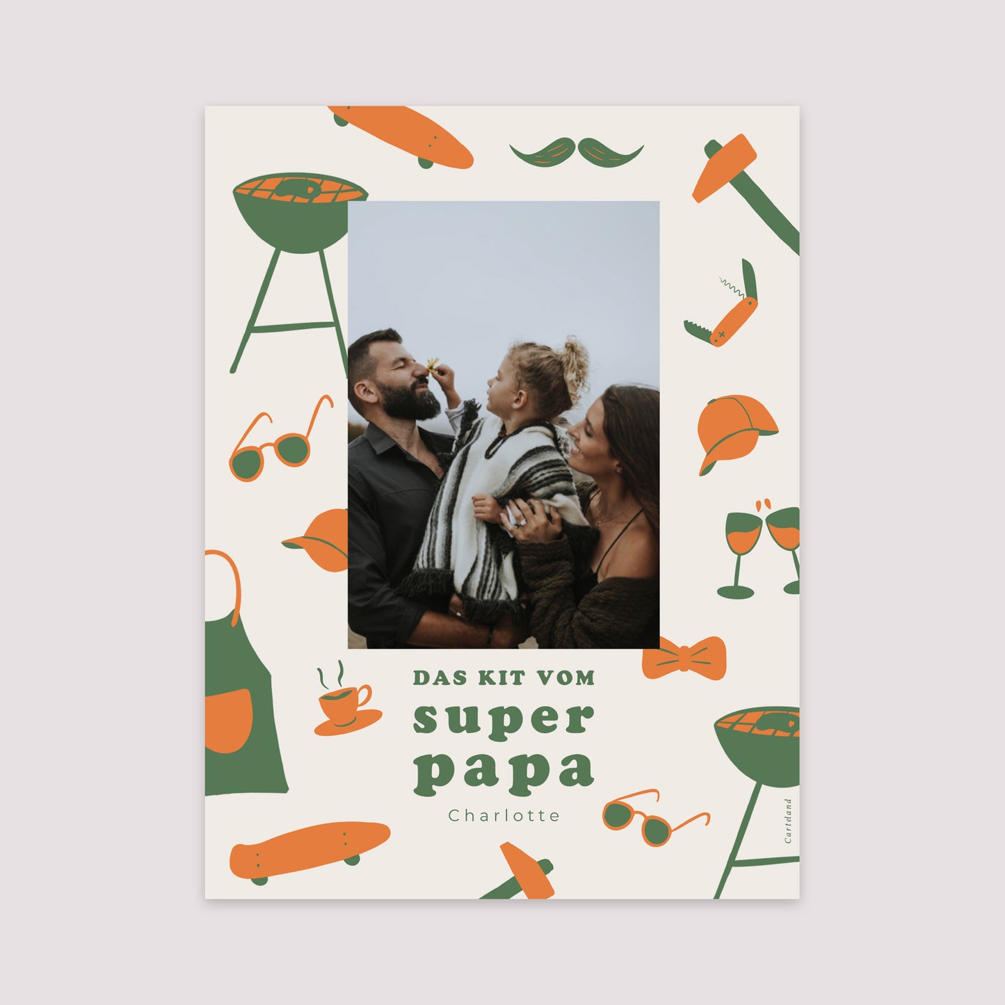 Poster Objekte Porträt Super-Daddy-Kit foto N° 2
