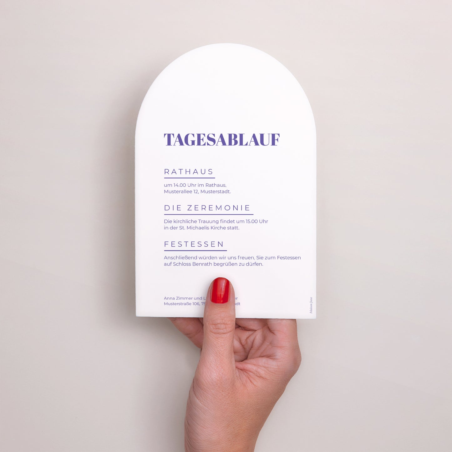 Hochzeitseinladung Arche pop & love foto N° 3