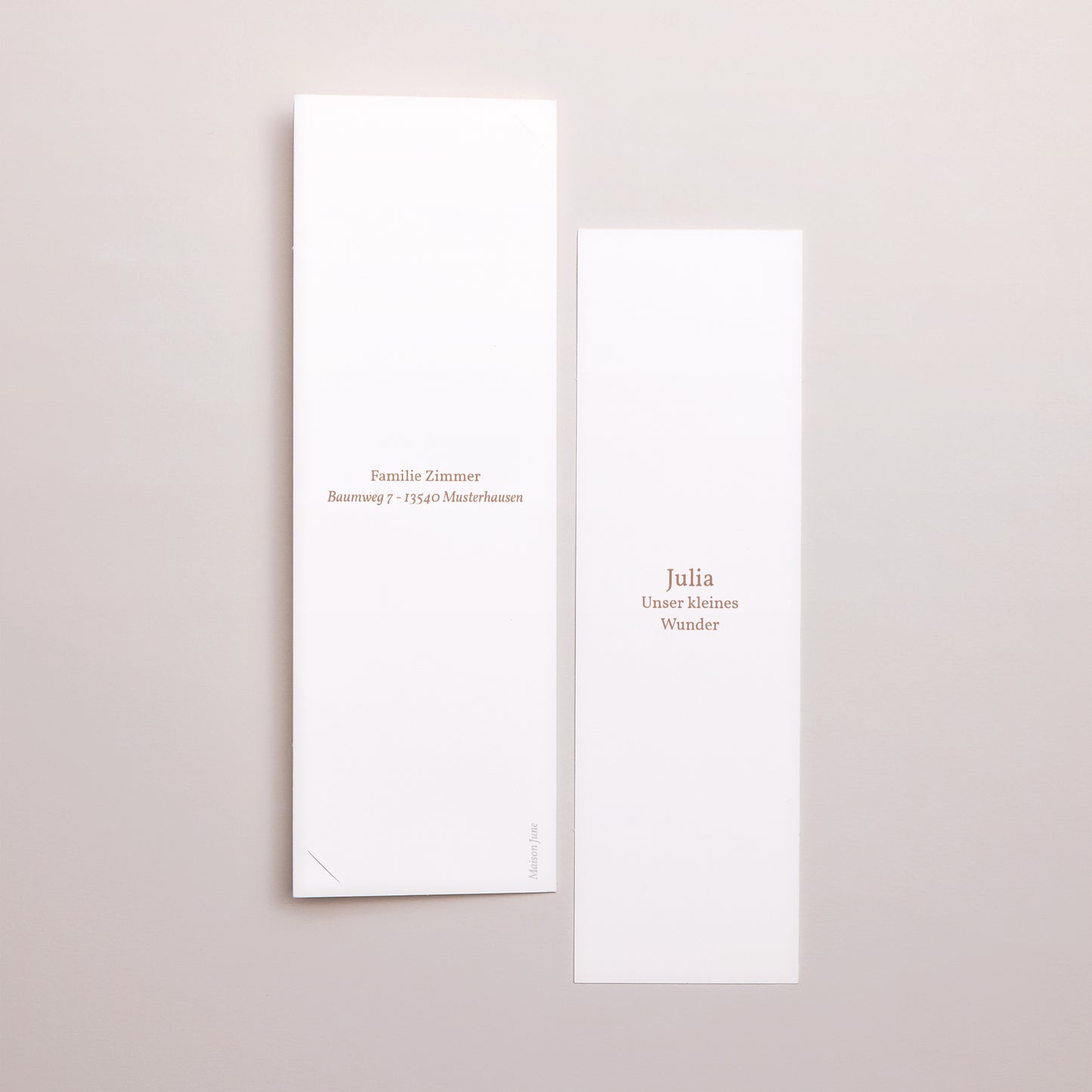 Geburtskarte Fotoautomaten Lesezeichen foto N° 3