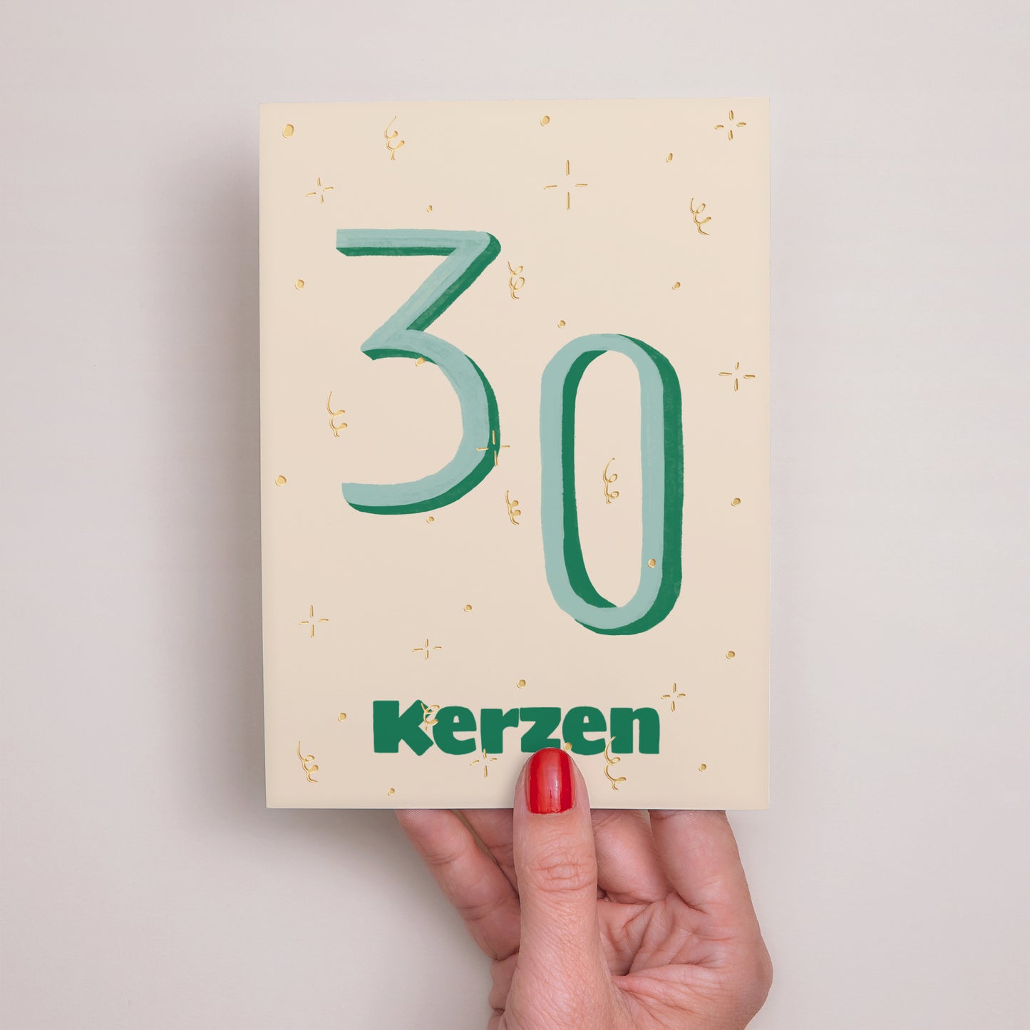 Beilegekarte Geburtstag Erwachsener Pop 30 foto N° 2