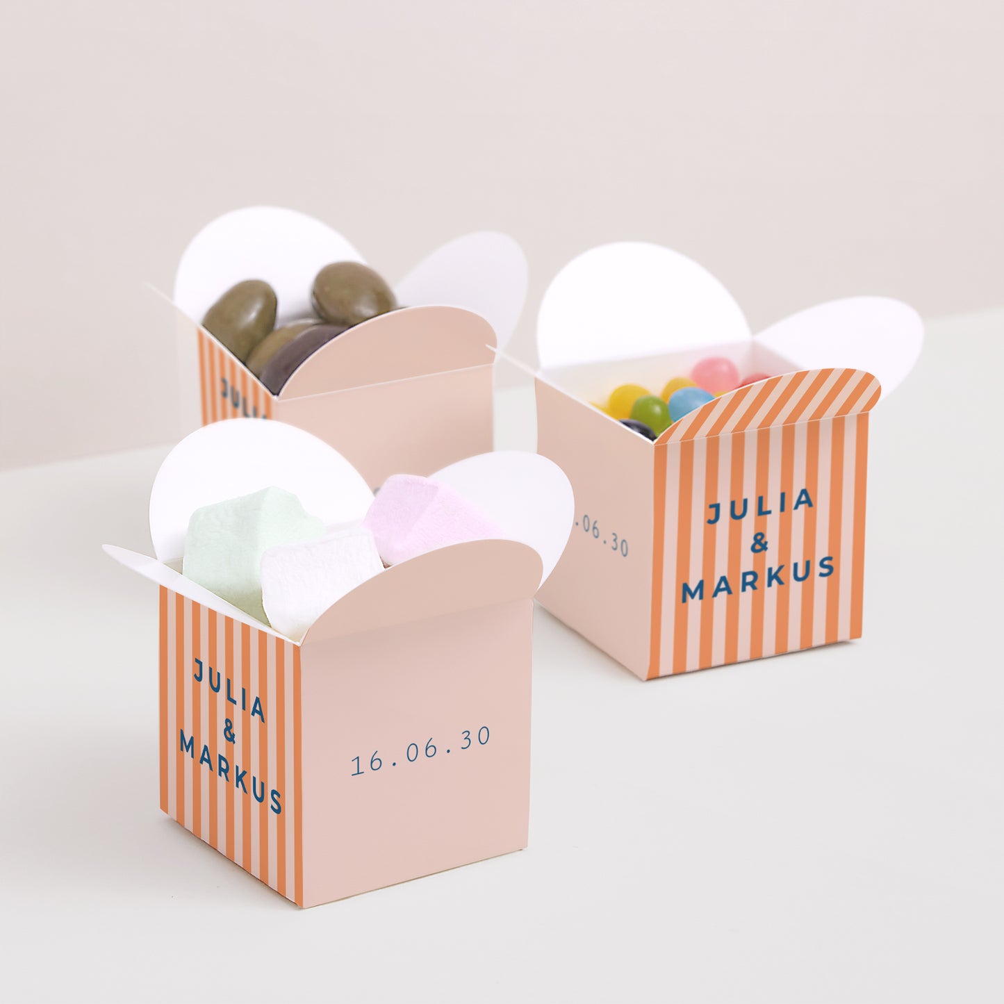 Geschenkbox Hochzeit Schmetterlingsöffnung Liebe am Strand foto N° 3