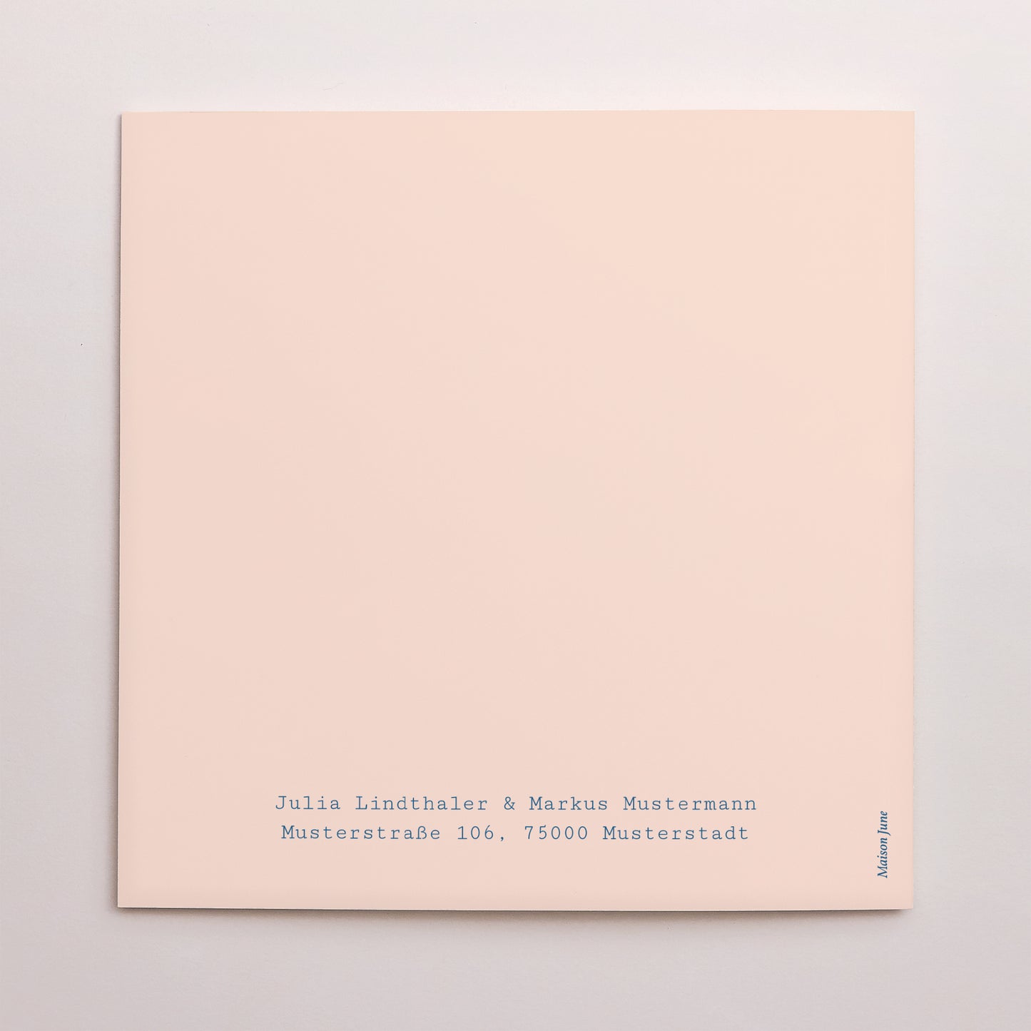 Dankeskarte Hochzeit Doppelflügelfenster Liebe am Strand foto N° 3