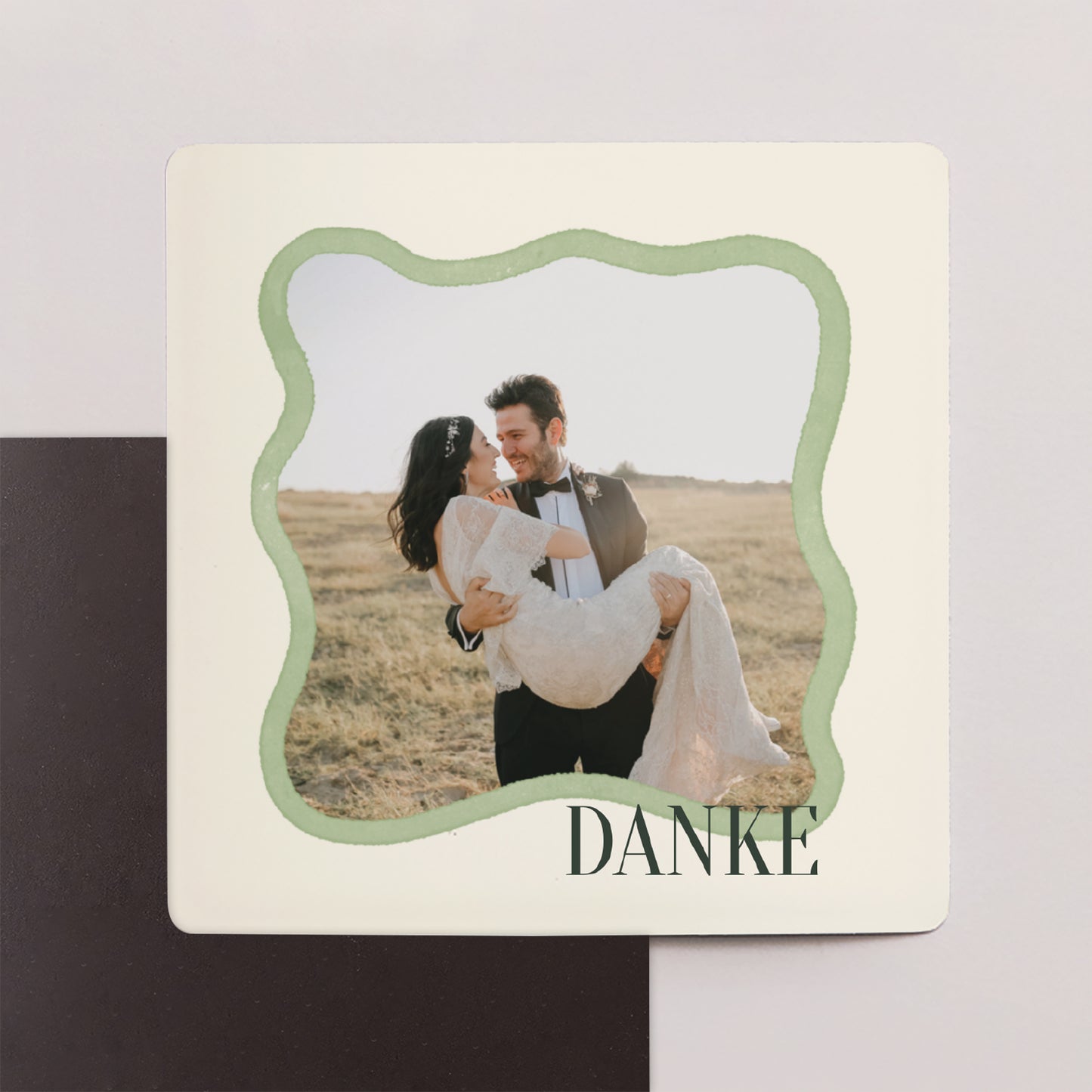Dankeskarte Hochzeit Satz von 9, magnetisch. foto N° 1