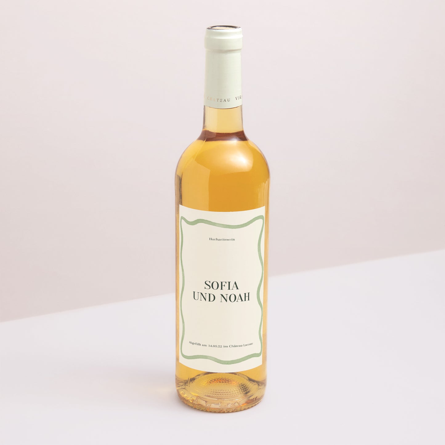 Flaschenetikett Hochzeit Porträt foto N° 1