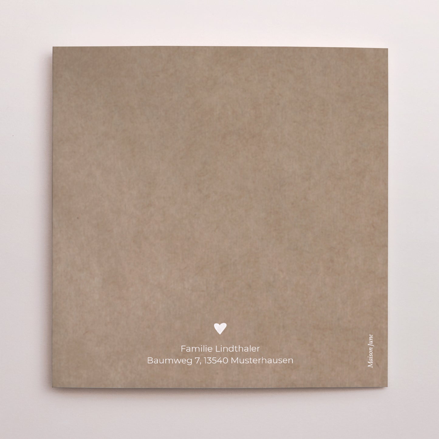 Geburtskarte Doppelflügiges Quadrat foto N° 3