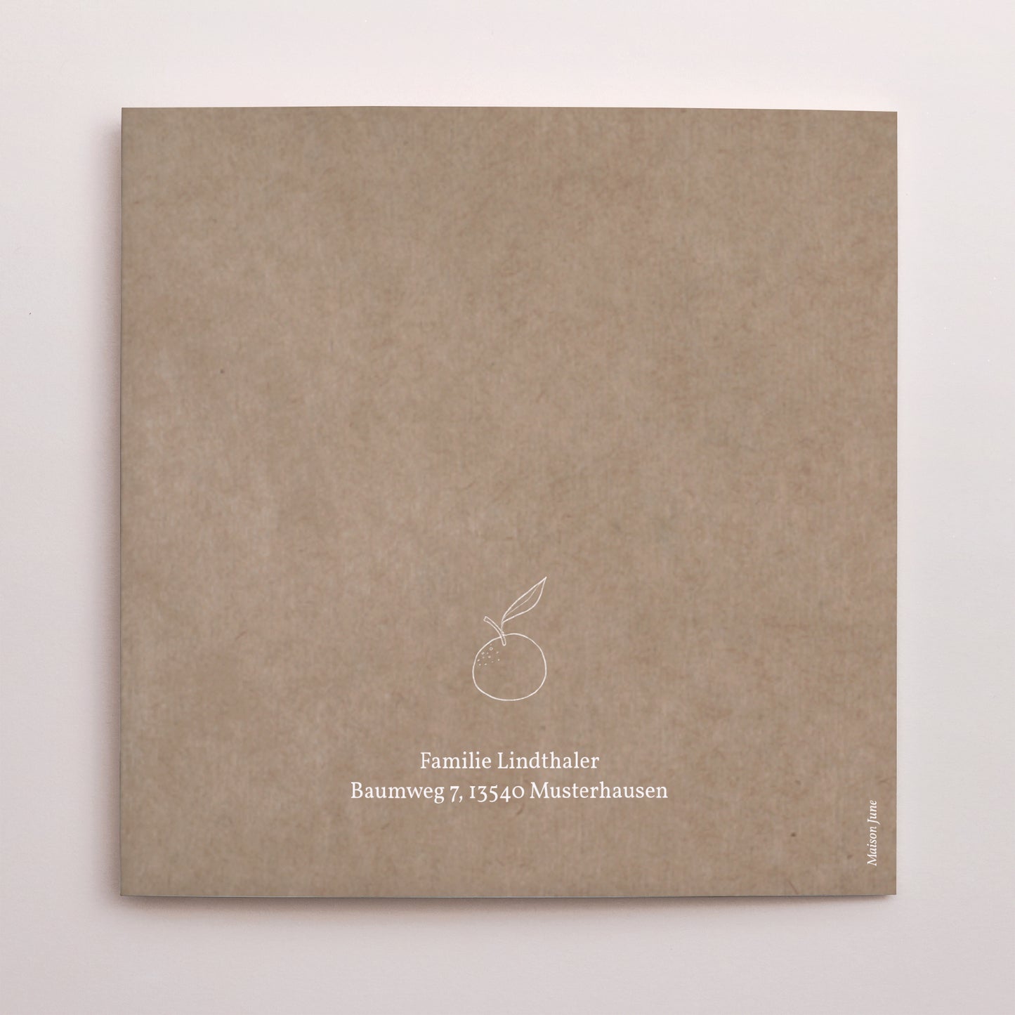 Geburtskarten Doppelflügiges Quadrat foto N° 3