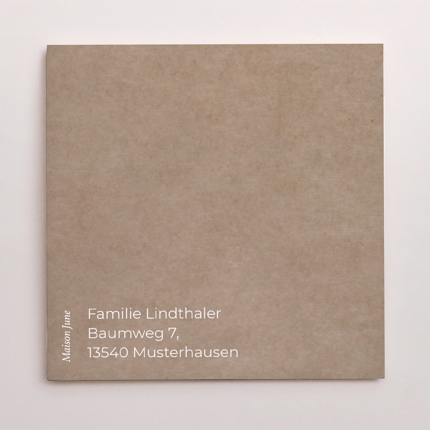 Dankeskarte Geburt Doppelflügelfensterhalbmond Strang und Kraft foto N° 3