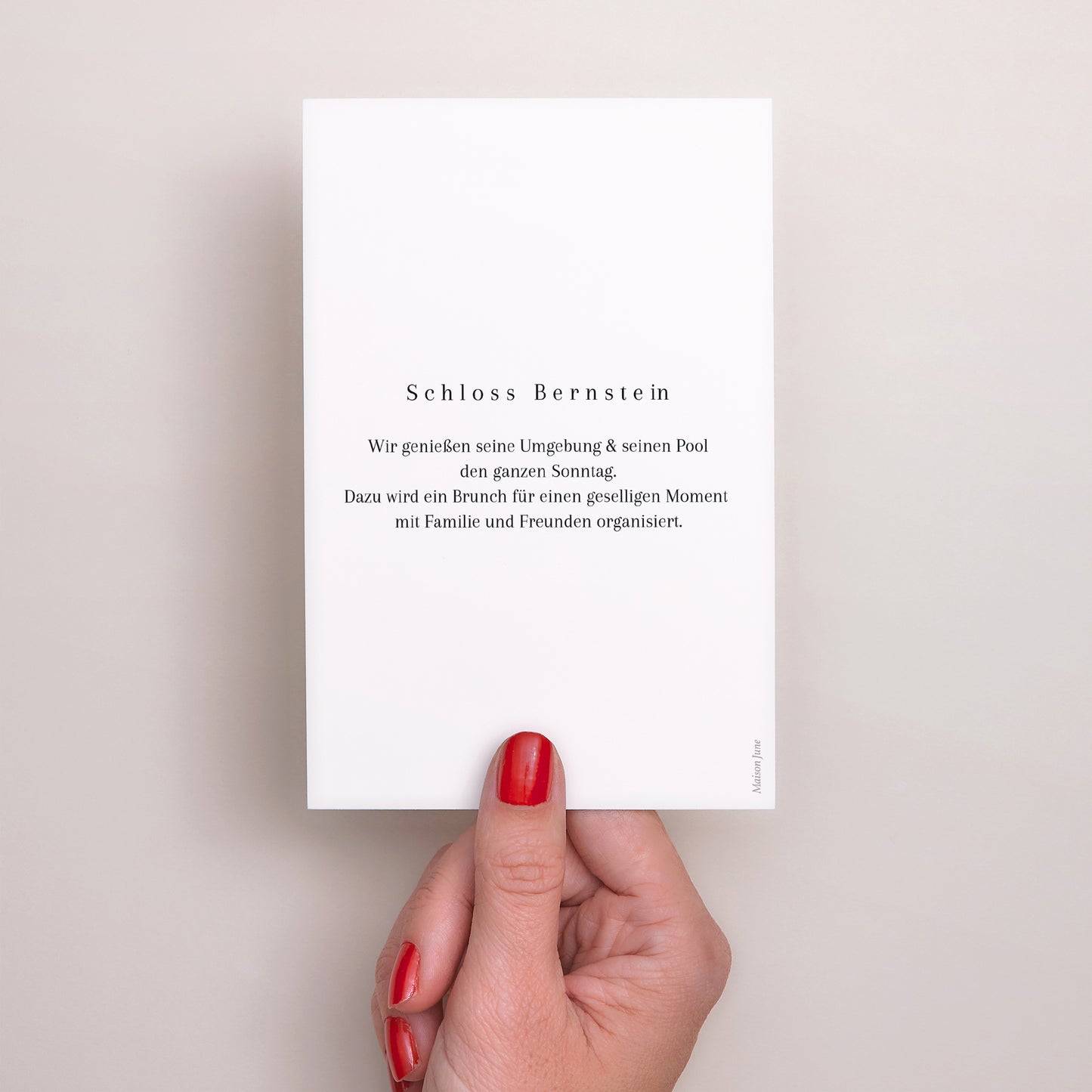 Einladungskarte Hochzeit PortraitPorträt foto N° 3