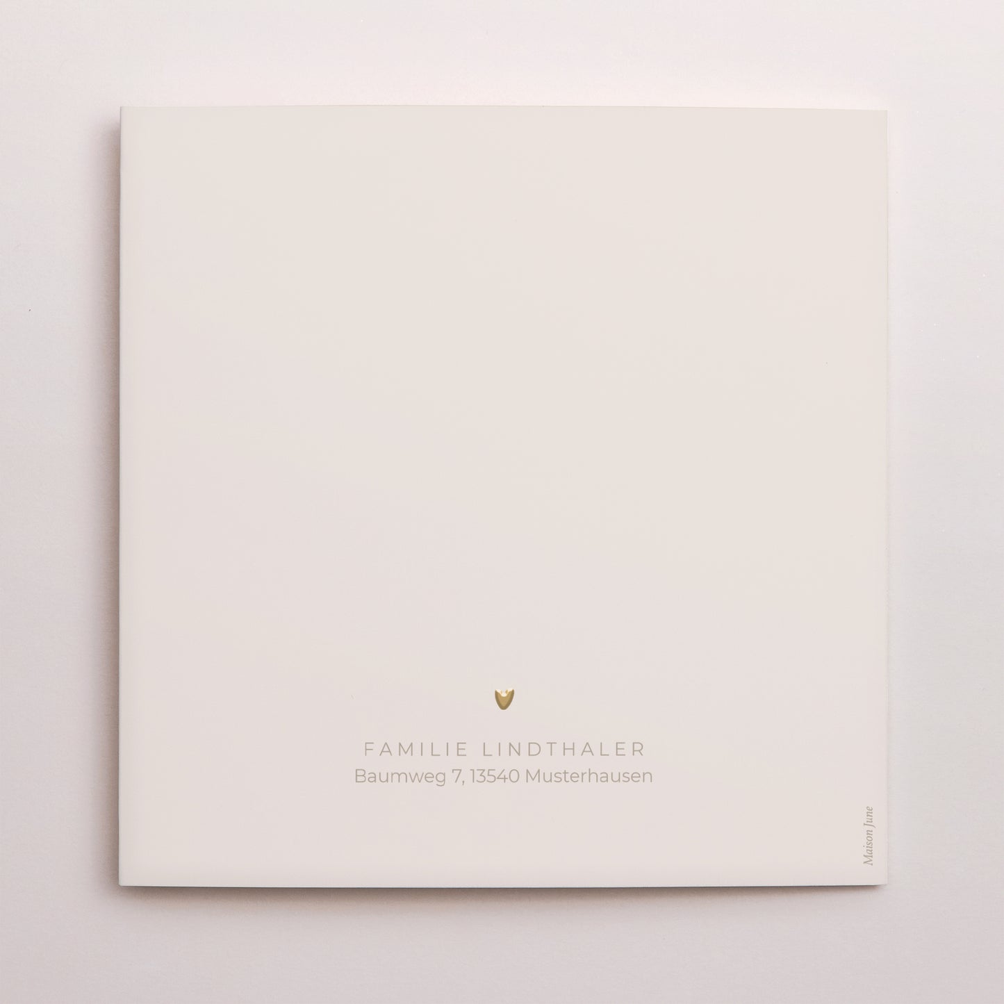 Geburtskarte Doppelflügiges Quadrat foto N° 3