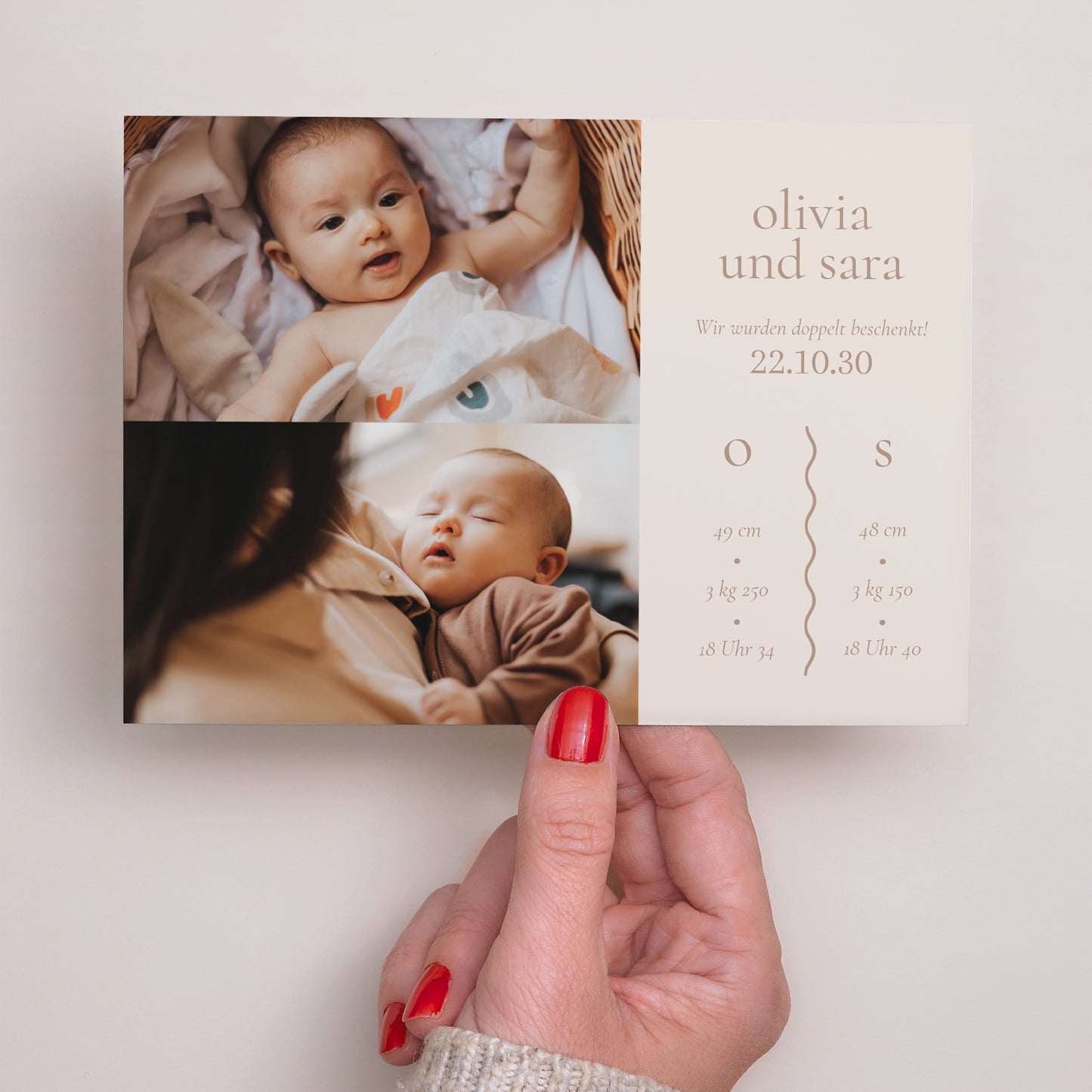 Geburtskarte Landschaft foto N° 3