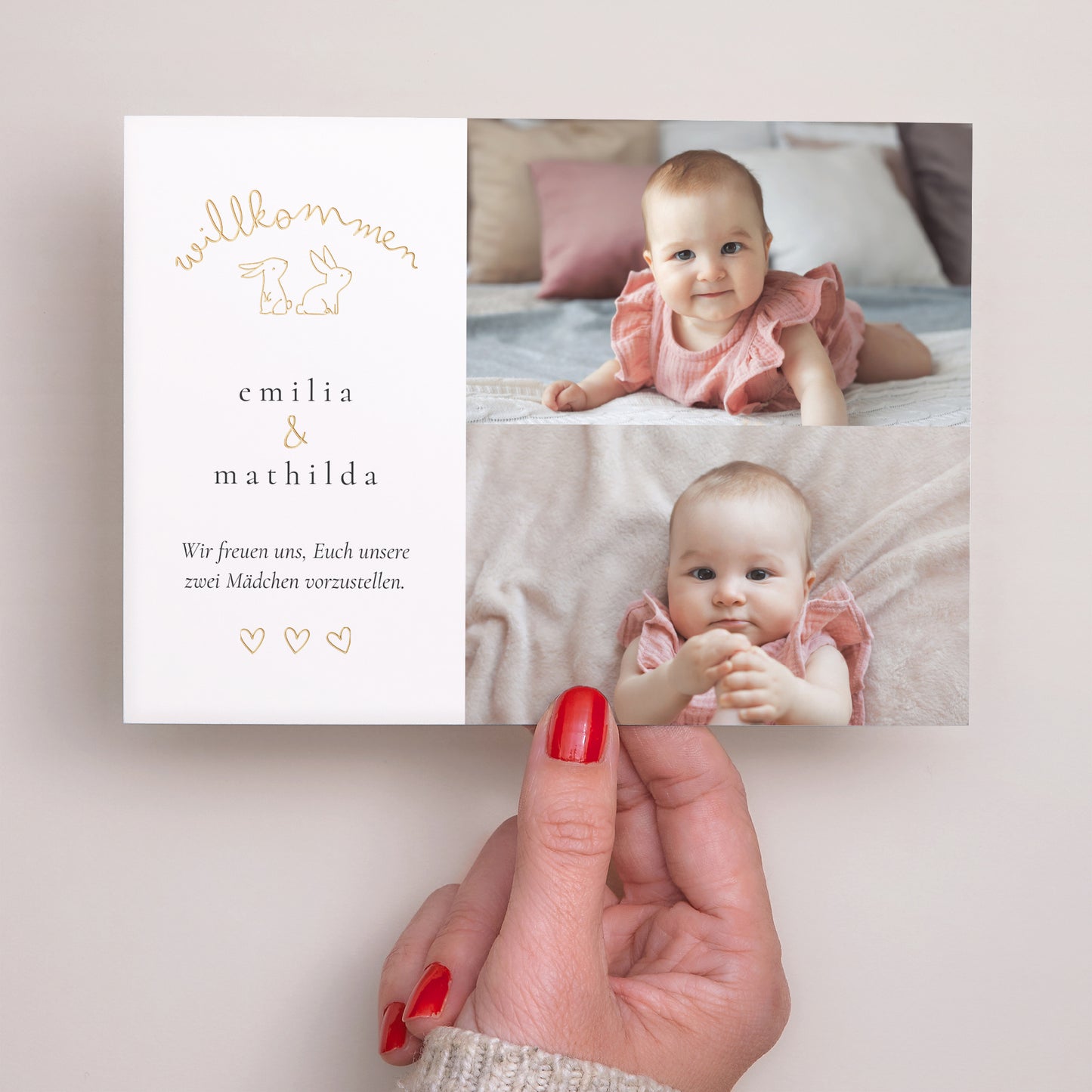 Geburtskarte Landschaft foto N° 3