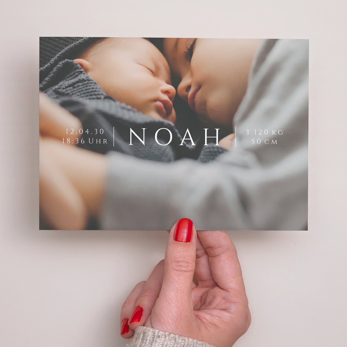 Geburtskarte Landschaft foto N° 3