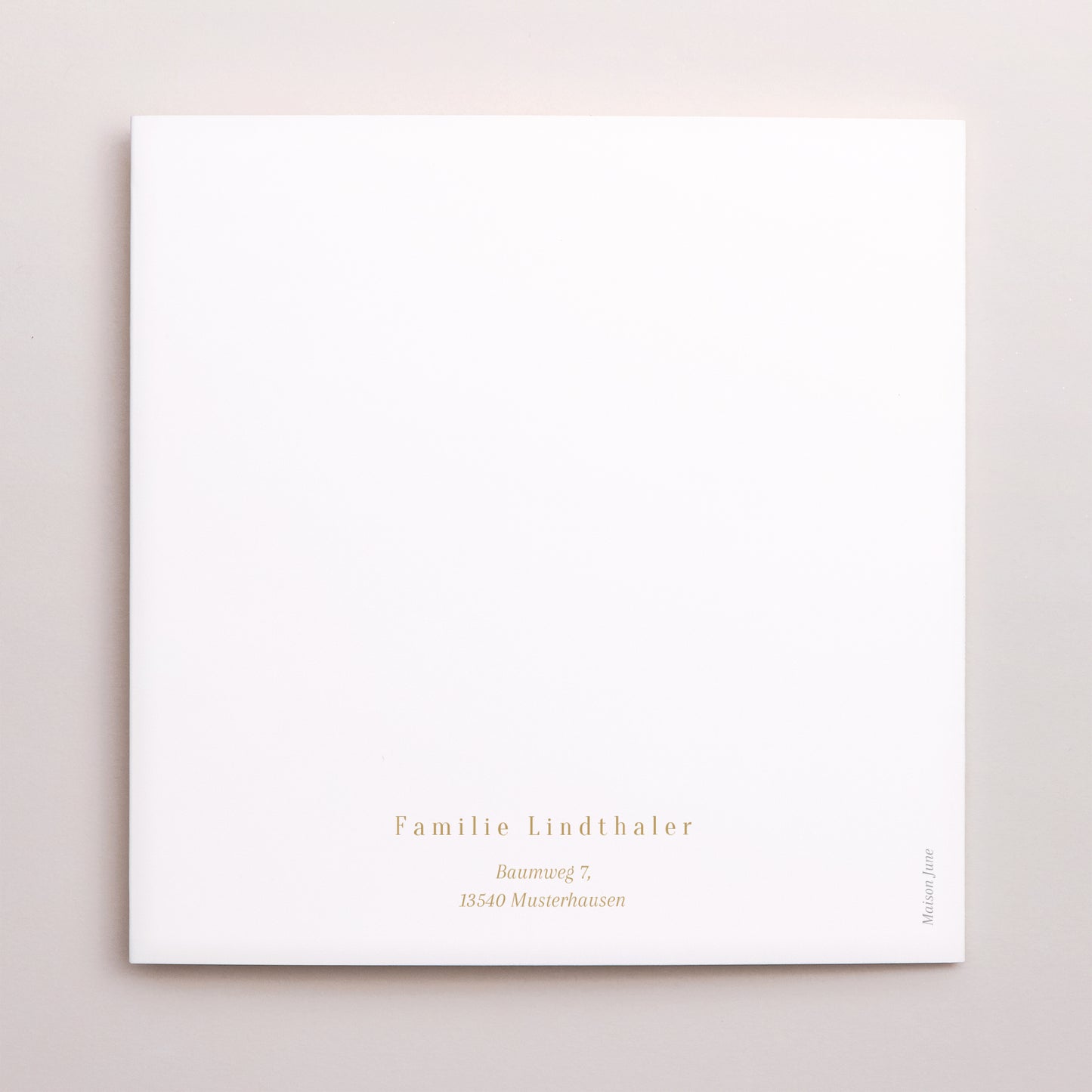 Geburtskarte Doppelflügiges Quadrat foto N° 3