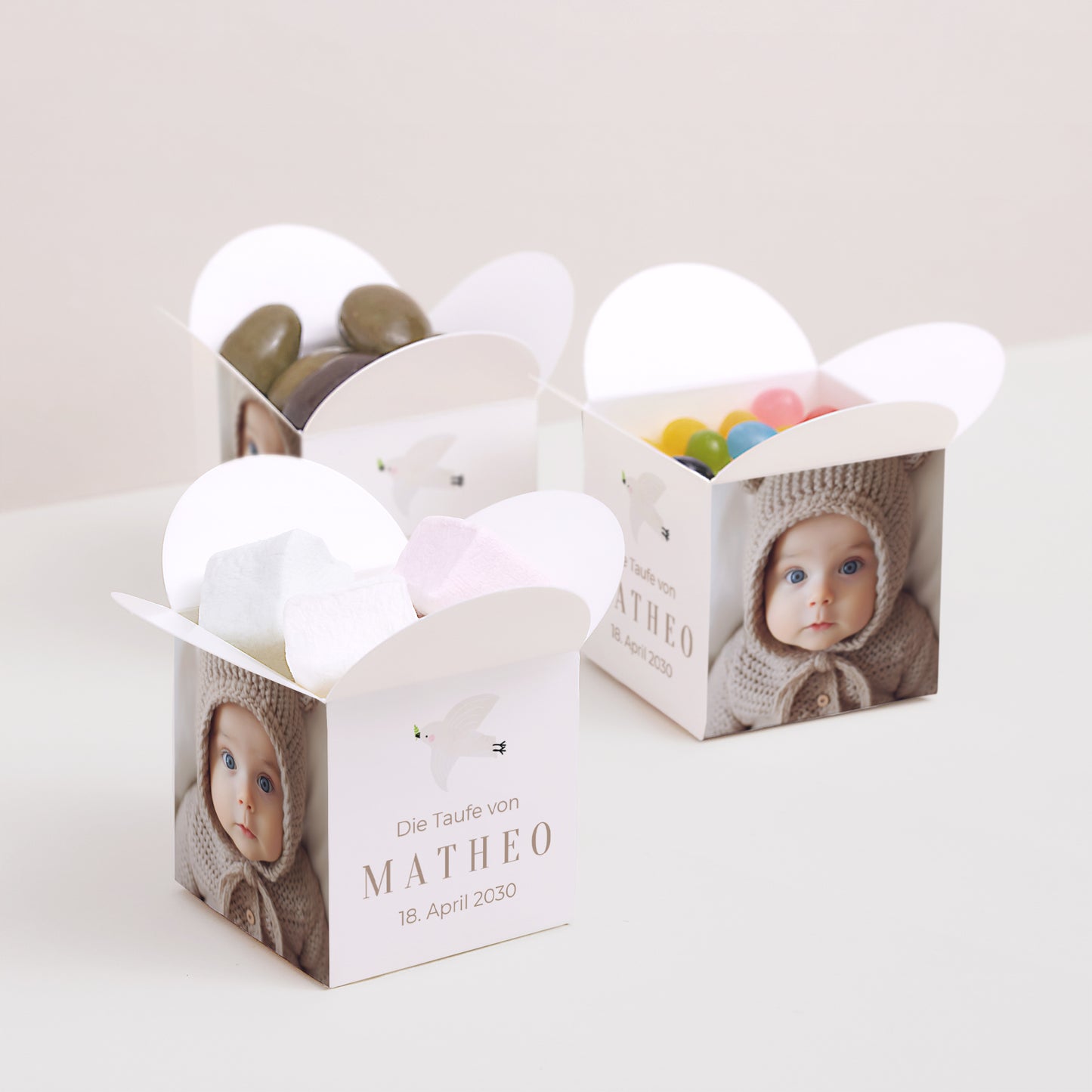 Geschenkbox Geburt Schmetterlingsöffnung Fotografische Grundlagen foto N° 3