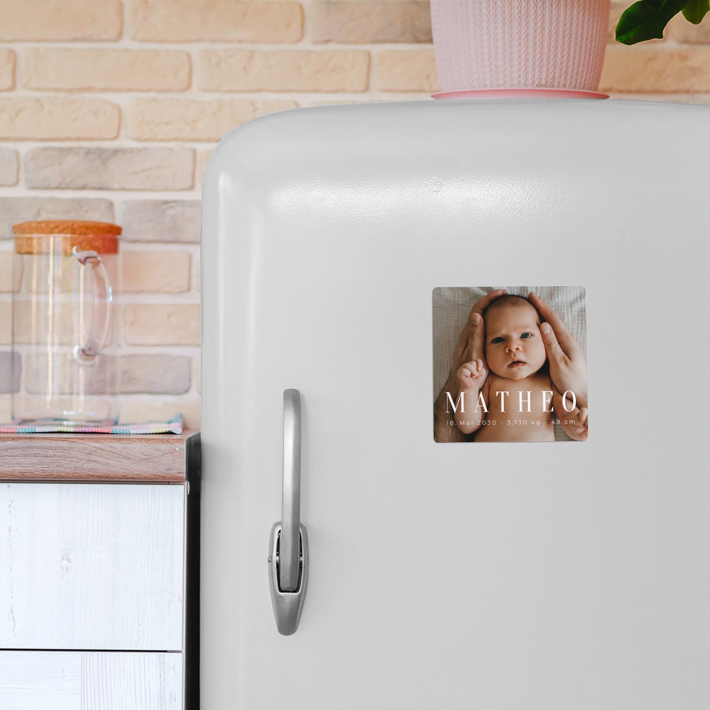 Geburtskarte Satz von 9, magnetisch. Fotografische Grundlagen foto N° 4