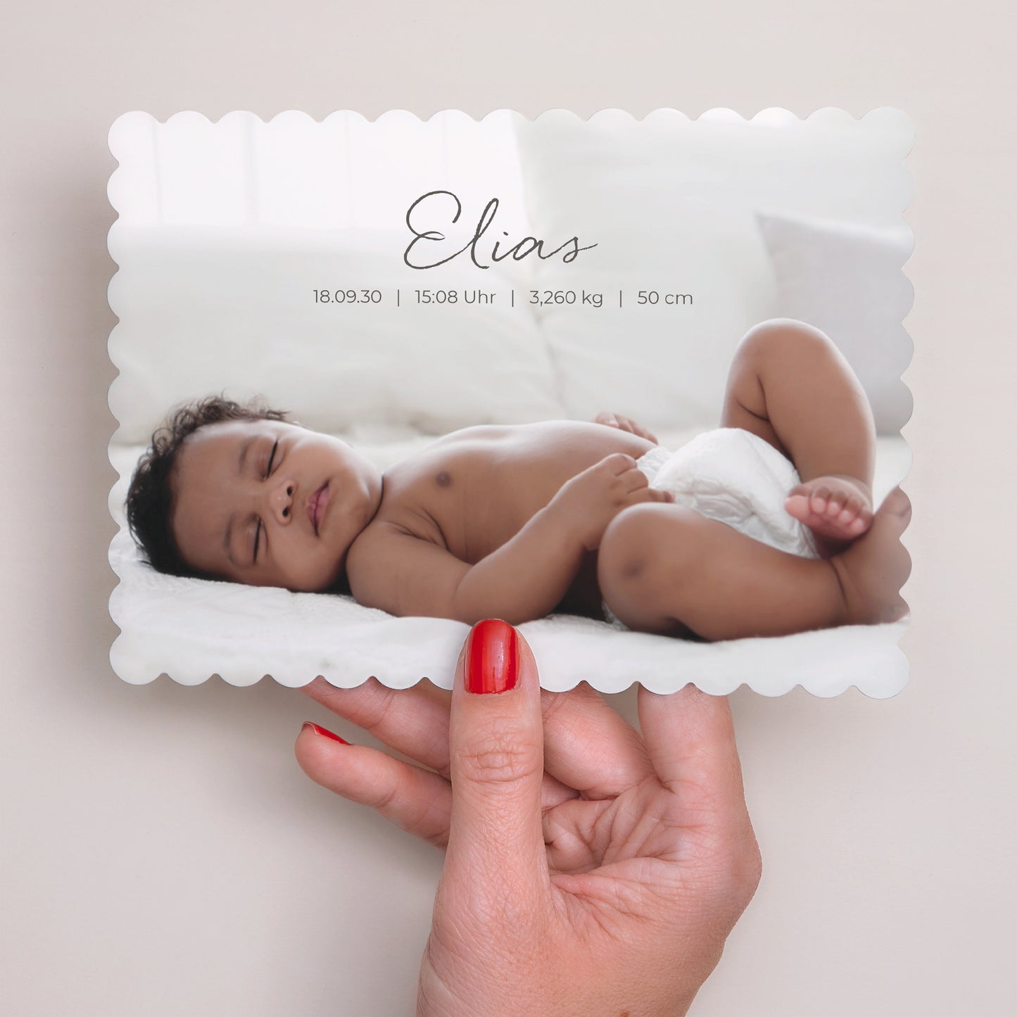 Geburtskarten Landschaft, Keksseiten Foto Keks foto N° 3