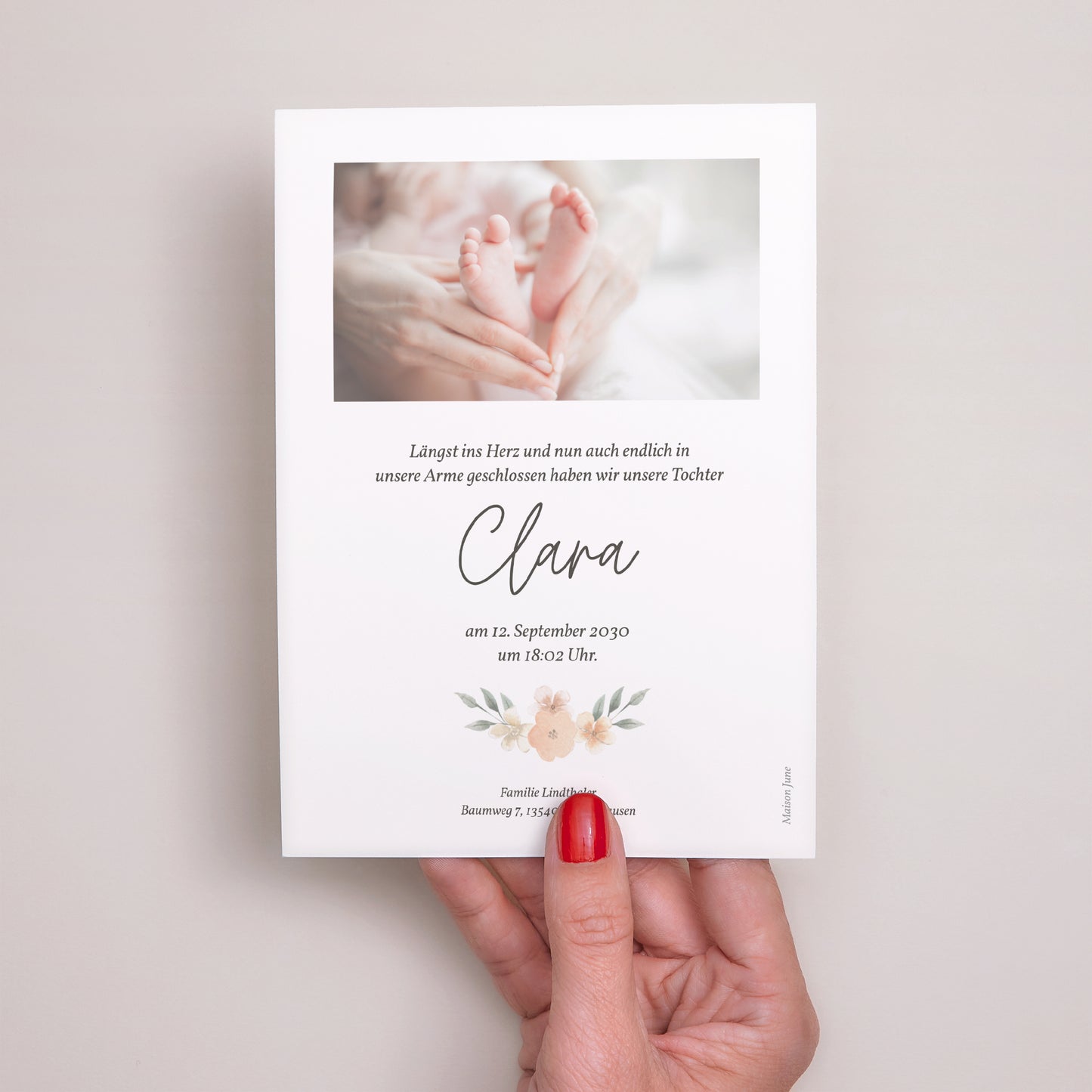 Geburtskarte foto N° 3