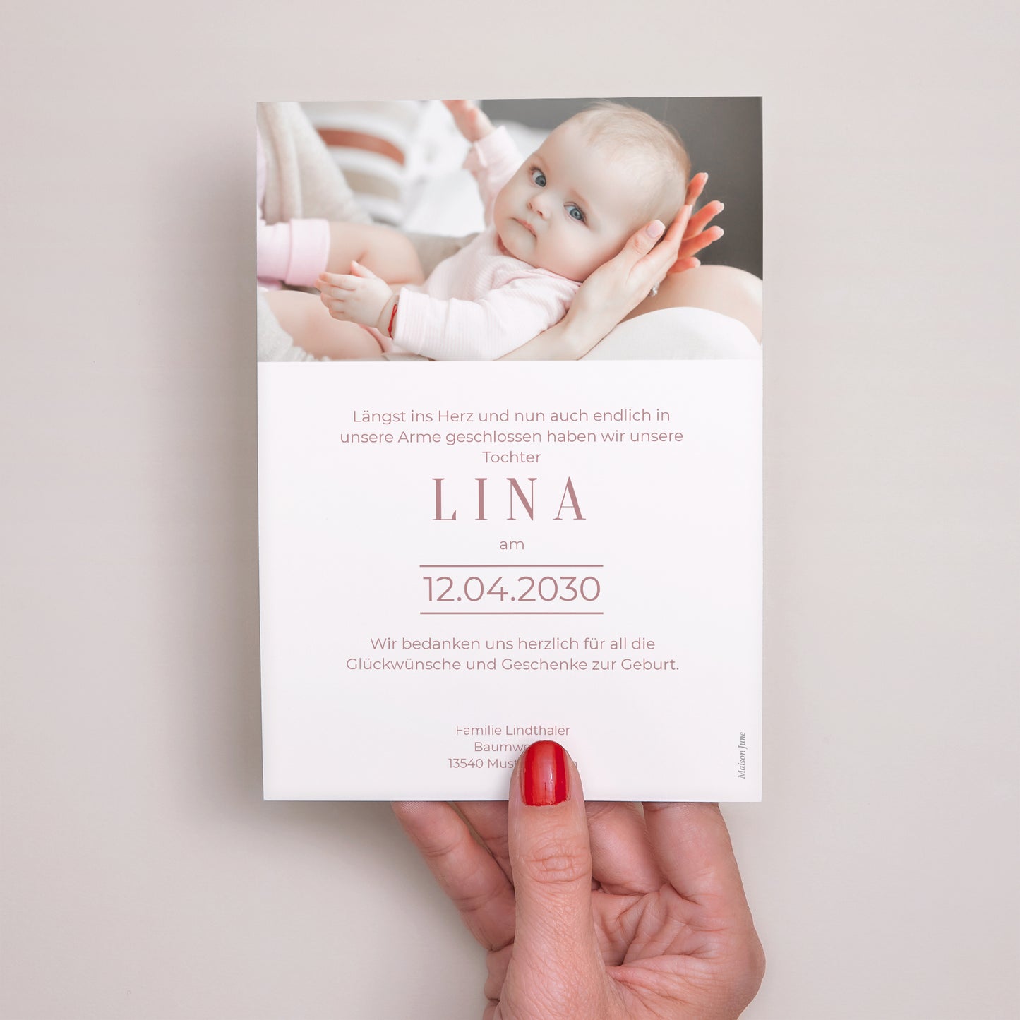 Geburtskarte foto N° 3