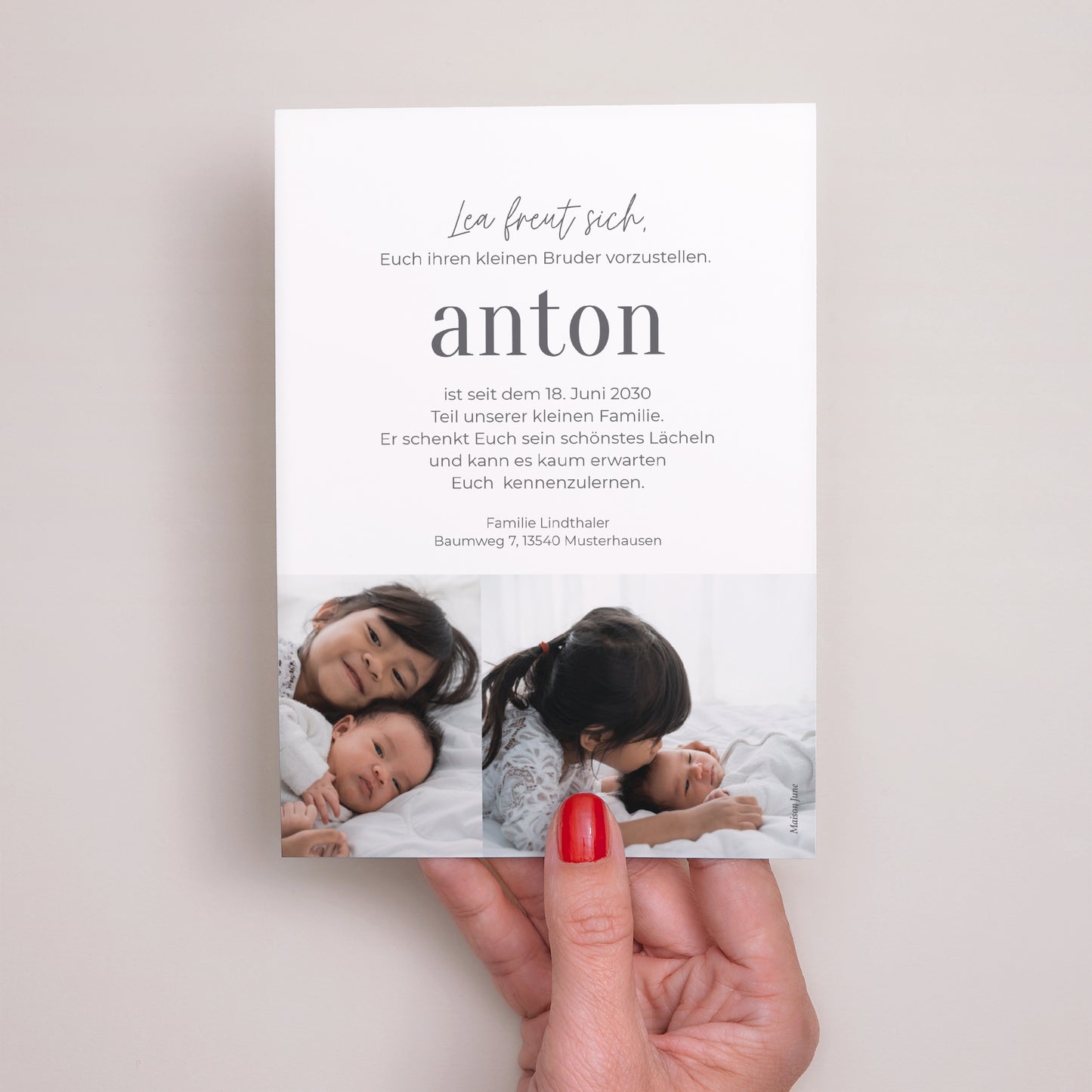 Geburtskarte foto N° 3