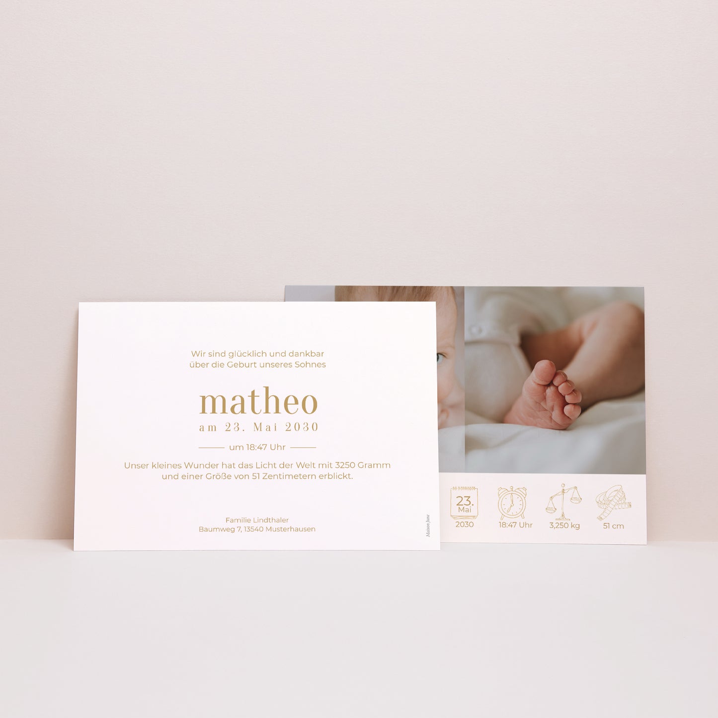 Geburtskarten Landschaft Grundlegende Icons foto N° 3