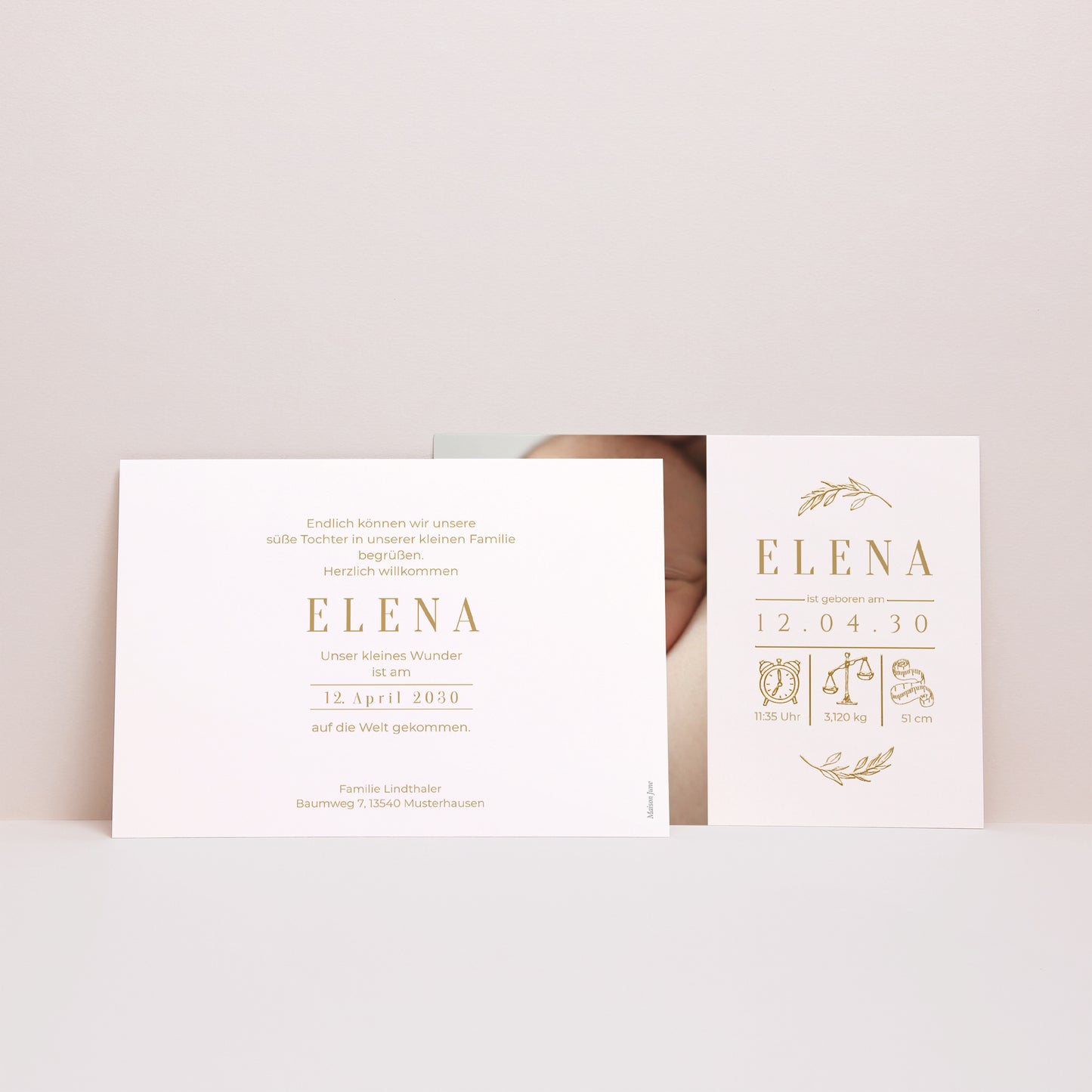 Geburtskarten Landschaft foto N° 3