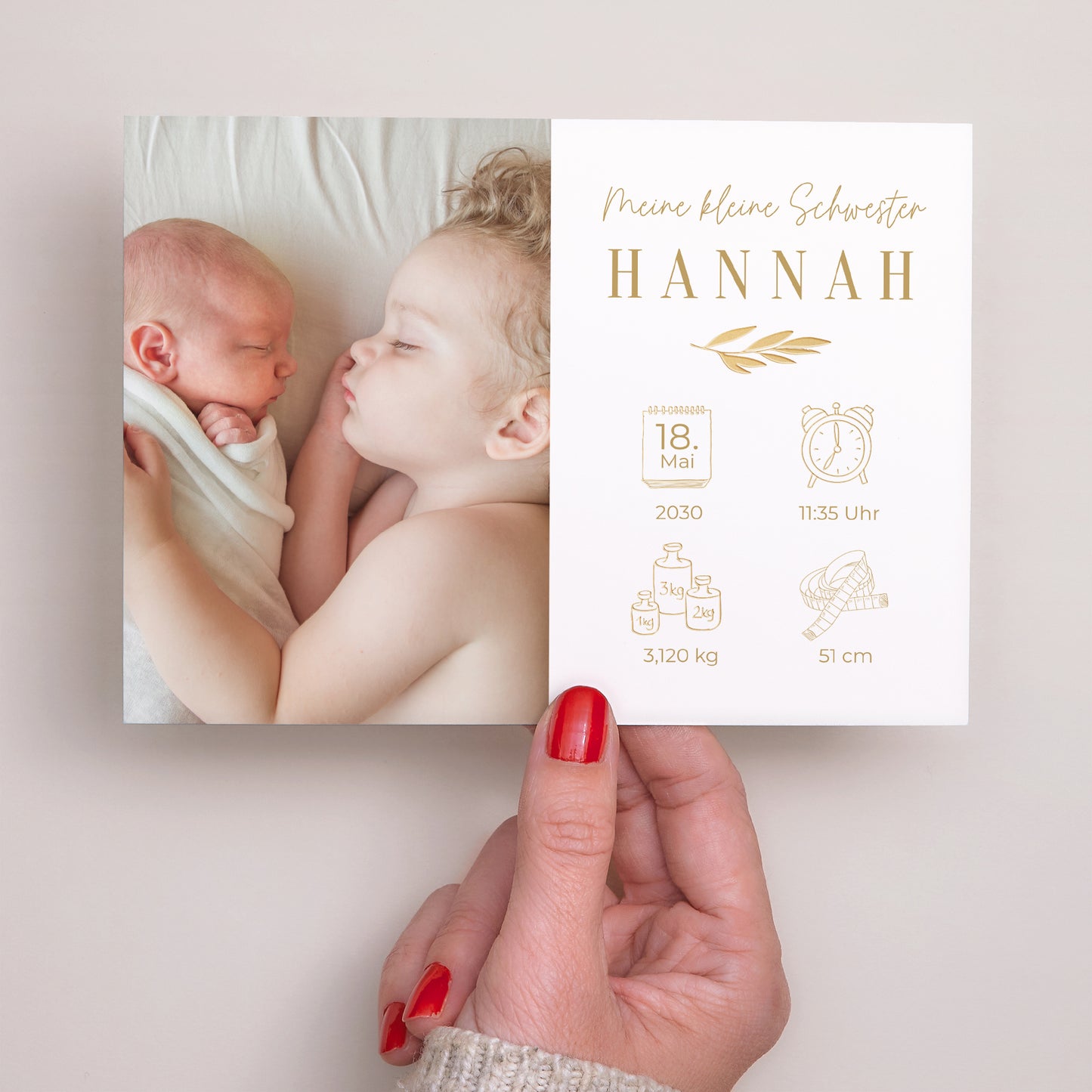 Geburtskarte Landschaft foto N° 3