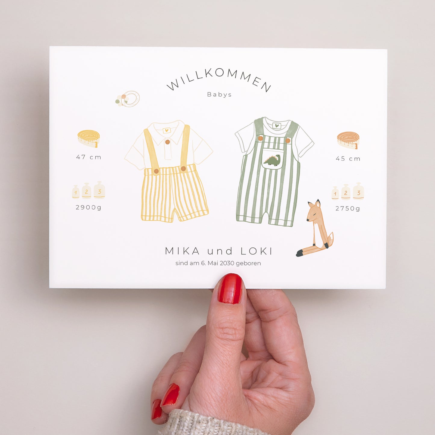 Geburtskarte Landschaft foto N° 3