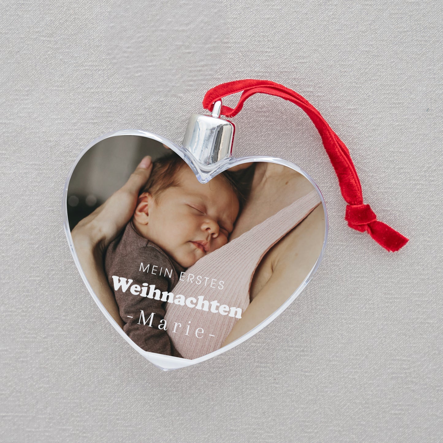 Weihnachtskugel Weihnachten Herz mein erstes Weihnachten foto N° 2