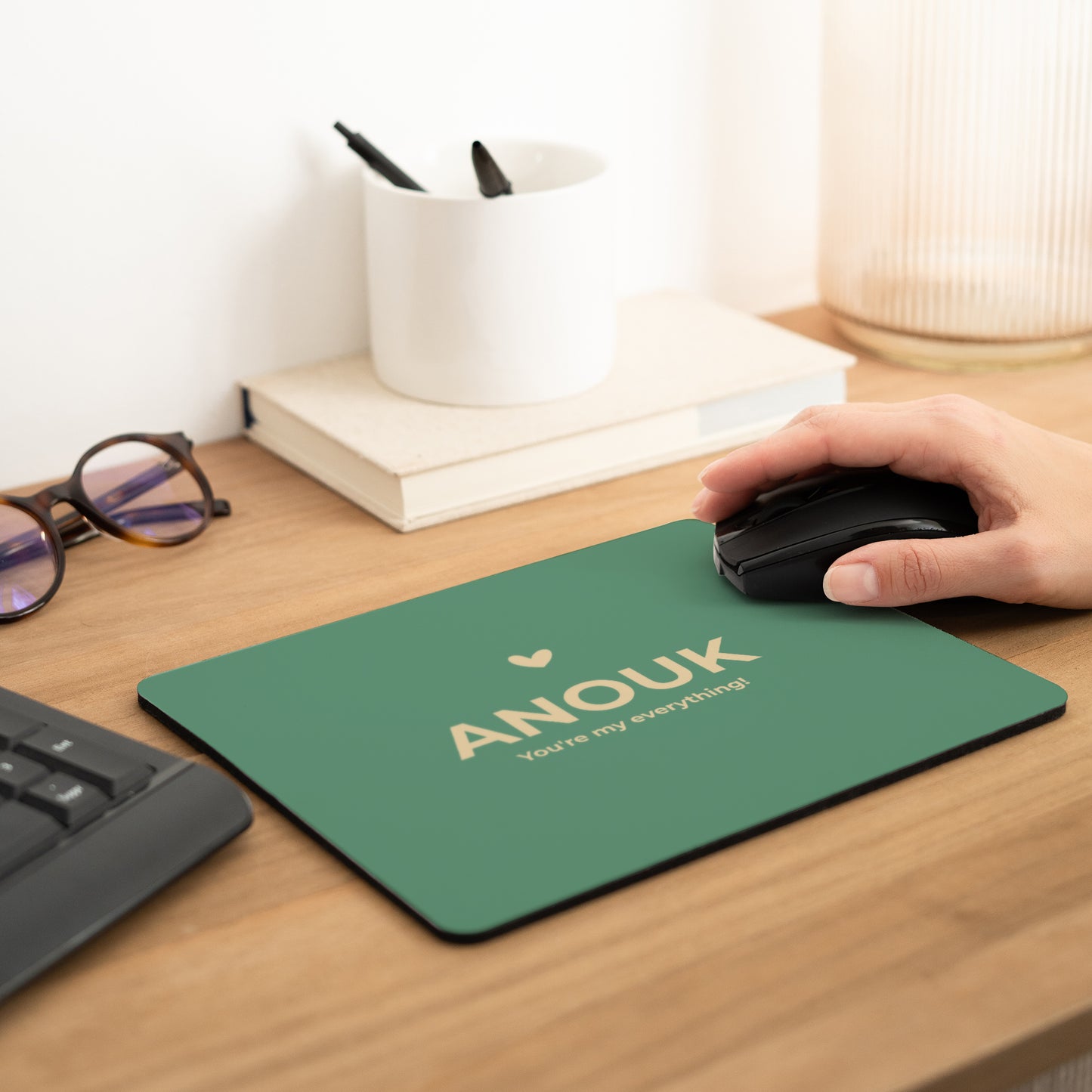 Mousepad Objekte Rechteck Worte der Liebe foto N° 2