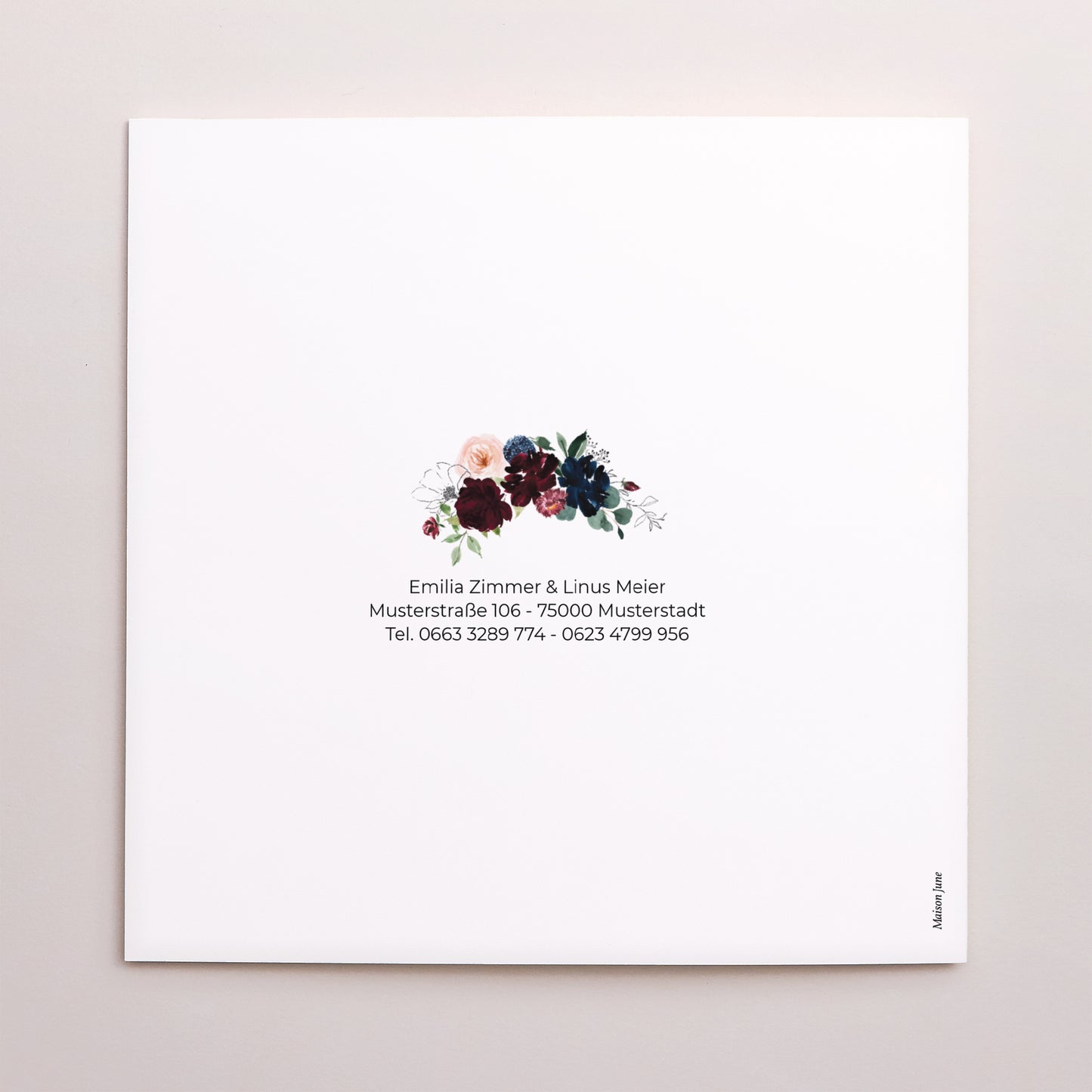 Hochzeitseinladung Doppelflügelfenster foto N° 3