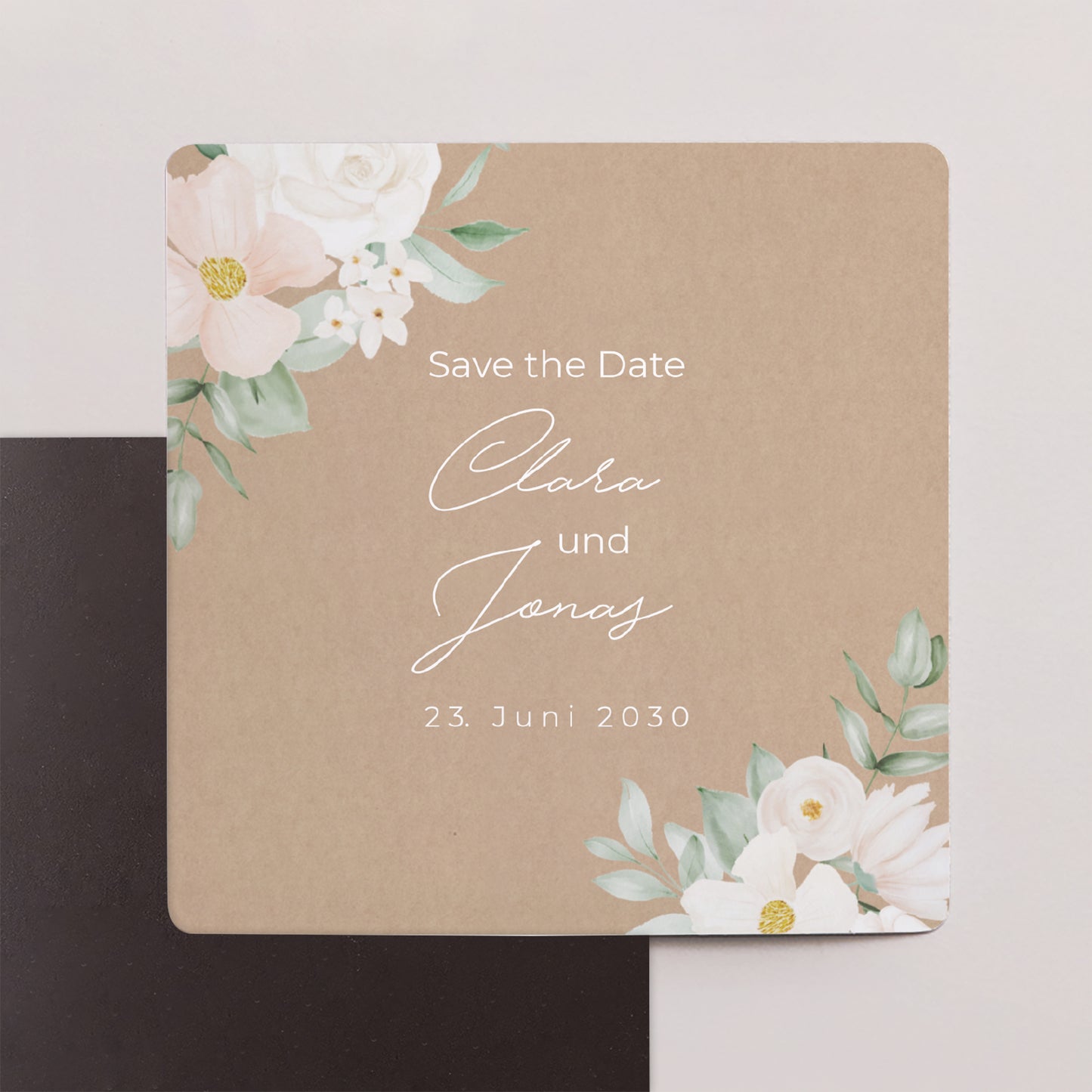 Save the date Karte Hochzeit Satz von 9, magnetisch. Romantik II foto N° 1