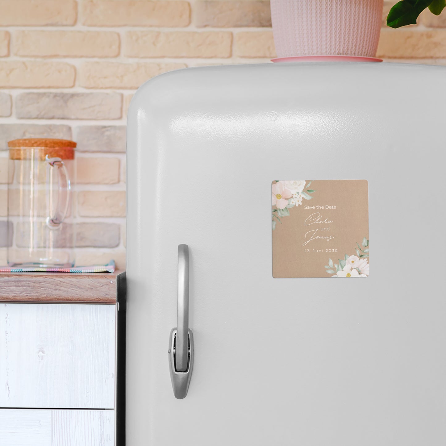 Save the date Karte Hochzeit Satz von 9, magnetisch. Romantik II foto N° 4